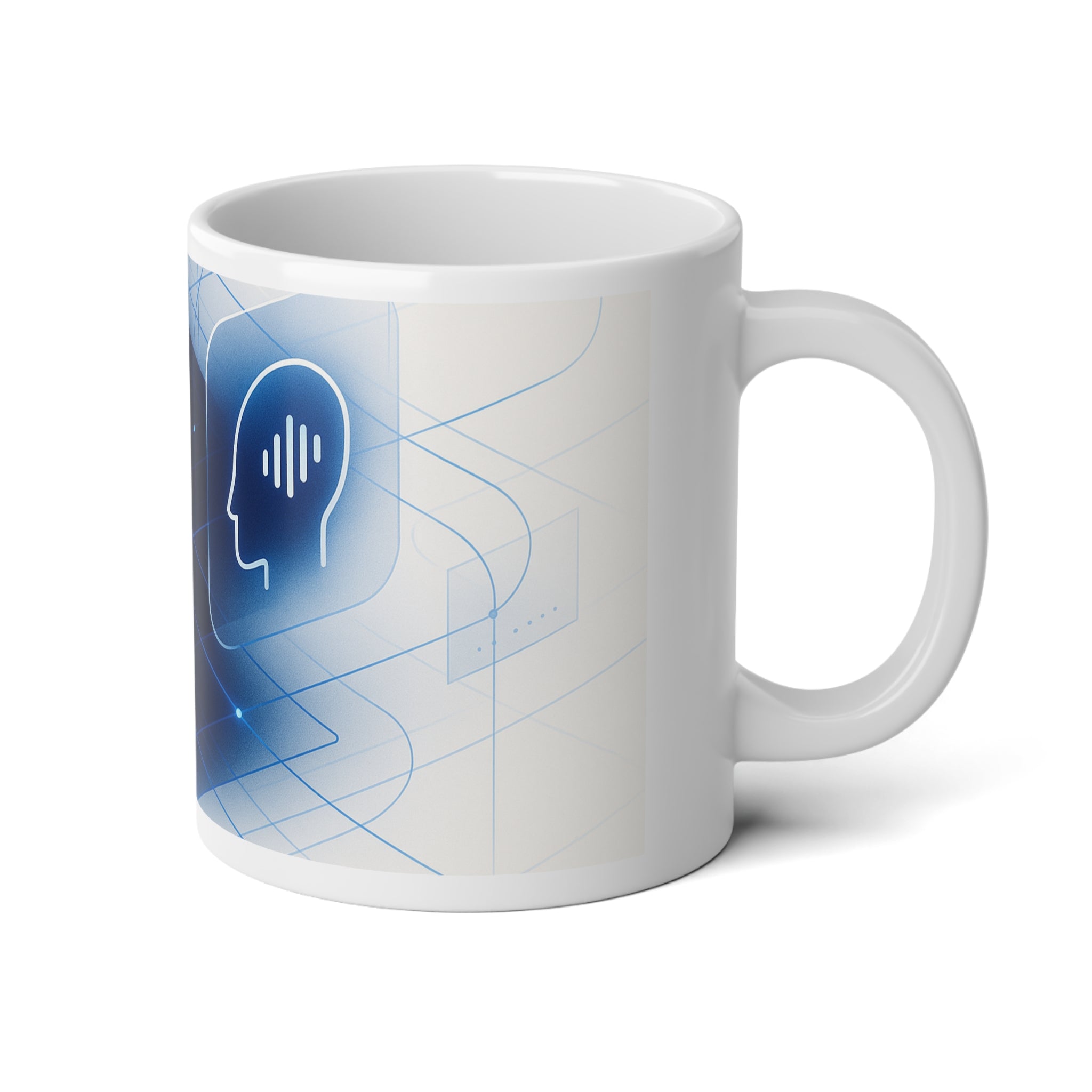 Neural Networks Jumbo Mug, 20oz — 20 oz (White)