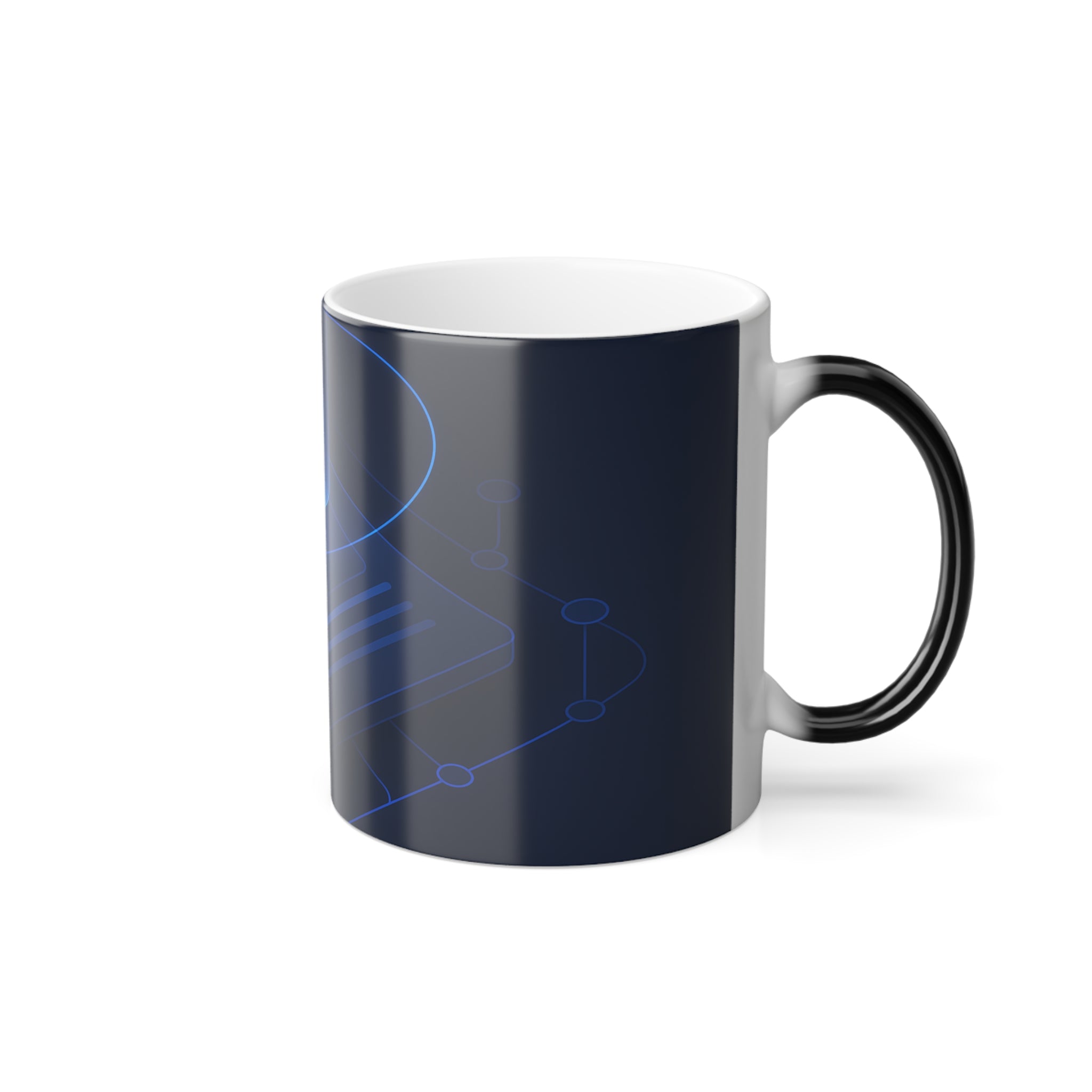 Neural Network Color Morphing Mug, 11oz — 11 oz