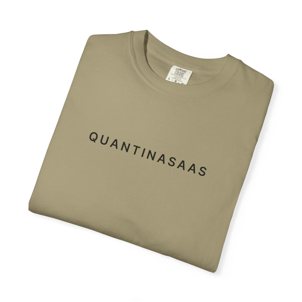 Quantinasaas Minimal Logo T-shirt | Tech Graphic Tee