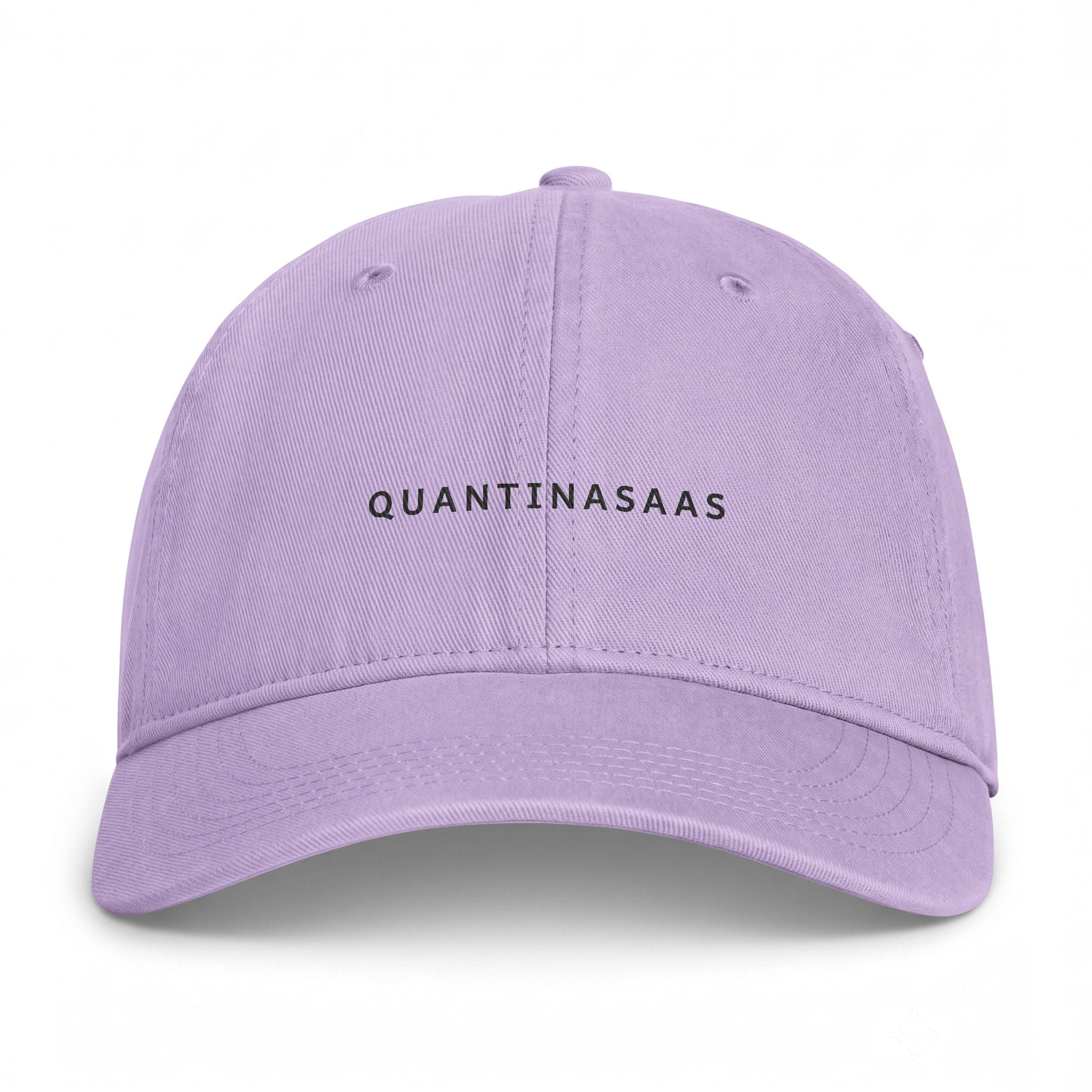 Quantinasaas embroidered text Cap | Coastal washed baseball hat, adjustable