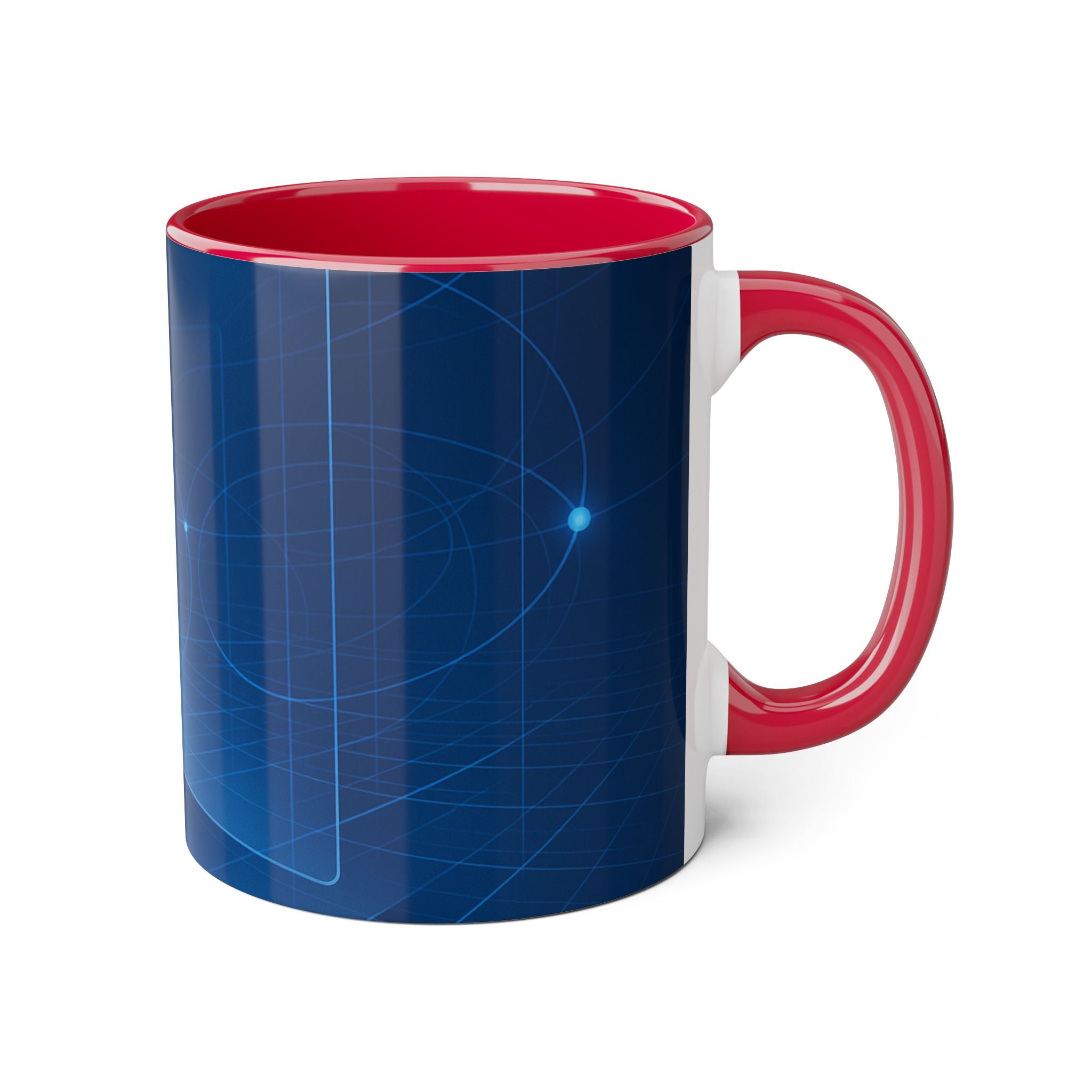Neural Network Accent Mugs, 11oz — 11 oz (Black)