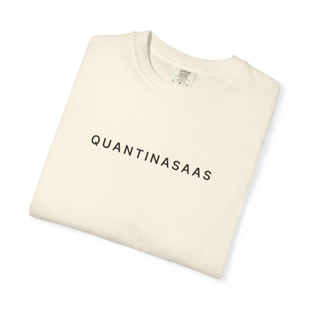 Quantinasaas Minimal Logo T-shirt | Tech Graphic Tee