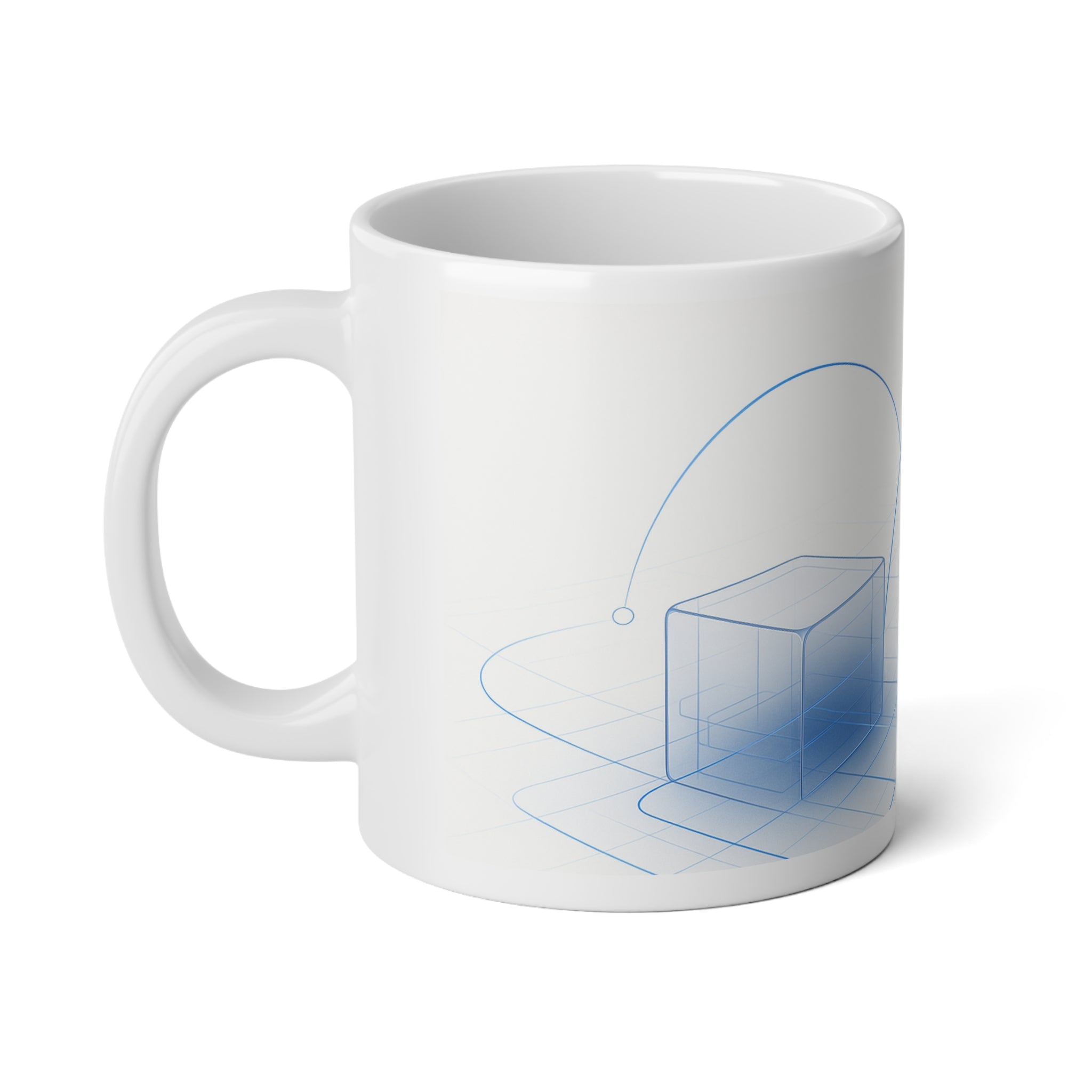Neural Communication Jumbo Mug | Curated Technology Design | QuantinaSaaS