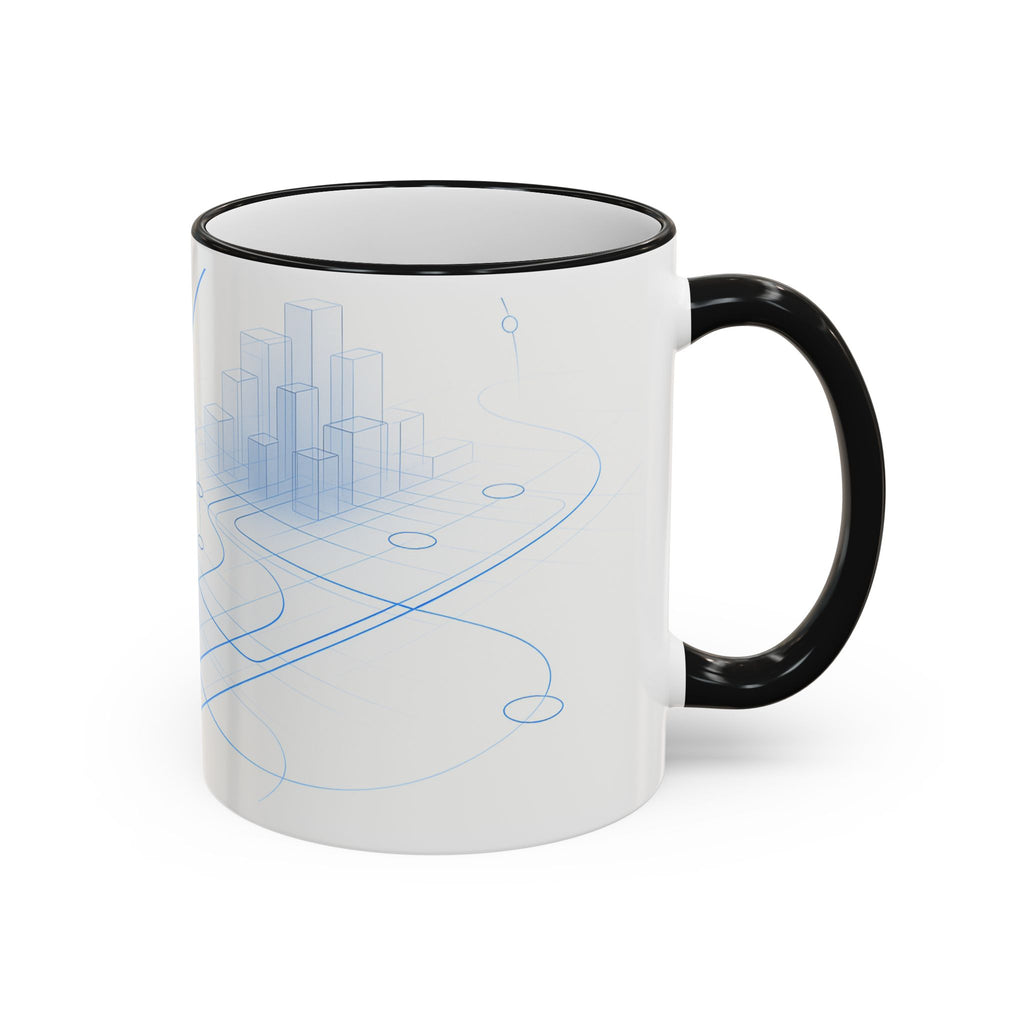 Technology Inspired Coffee Mug | Neural Network Design | QuantinaSaaS