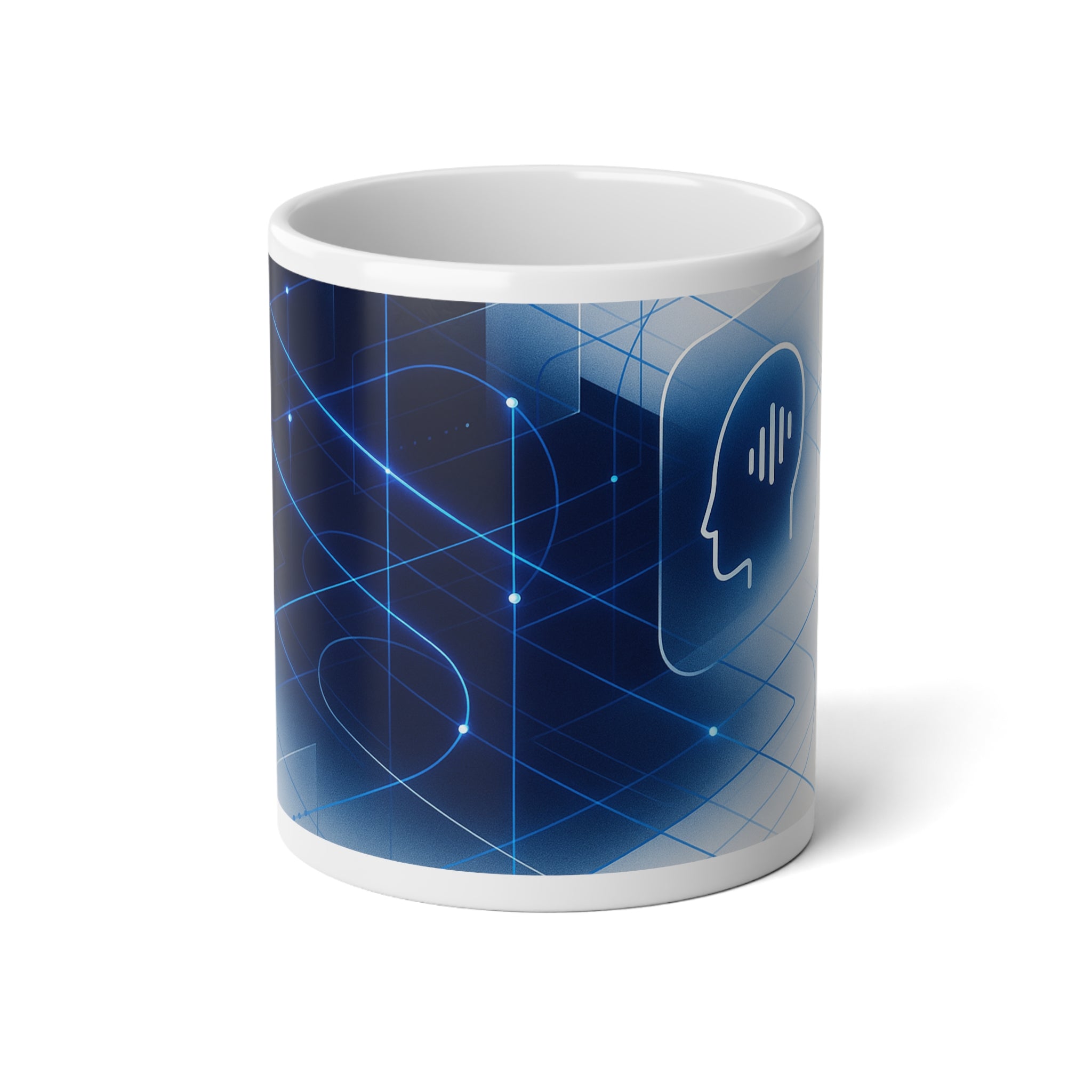 Neural Networks Jumbo Mug, 20oz — 20 oz (White)
