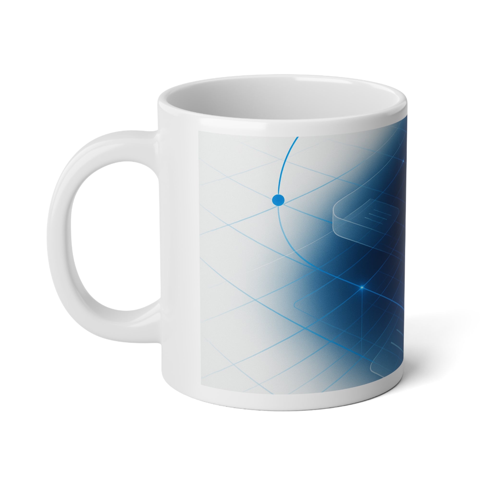 Neural Network Jumbo Mug, 20oz — 20 oz (White)