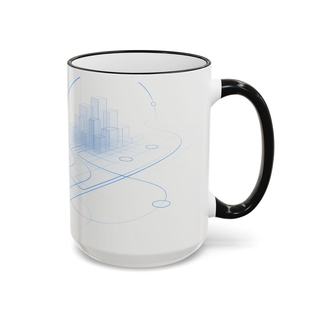 Technology Inspired Coffee Mug | Neural Network Design | QuantinaSaaS