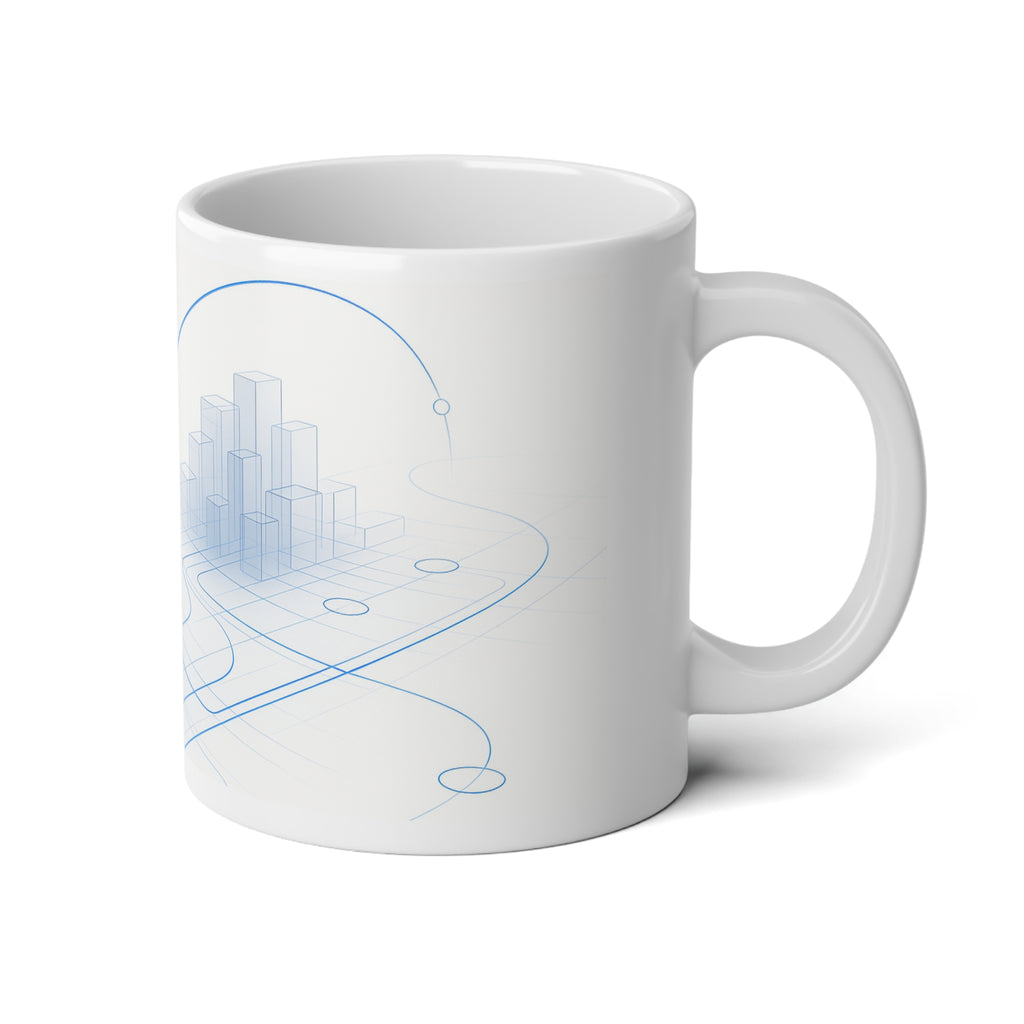 Neural Communication Jumbo Mug | Curated Technology Design | QuantinaSaaS