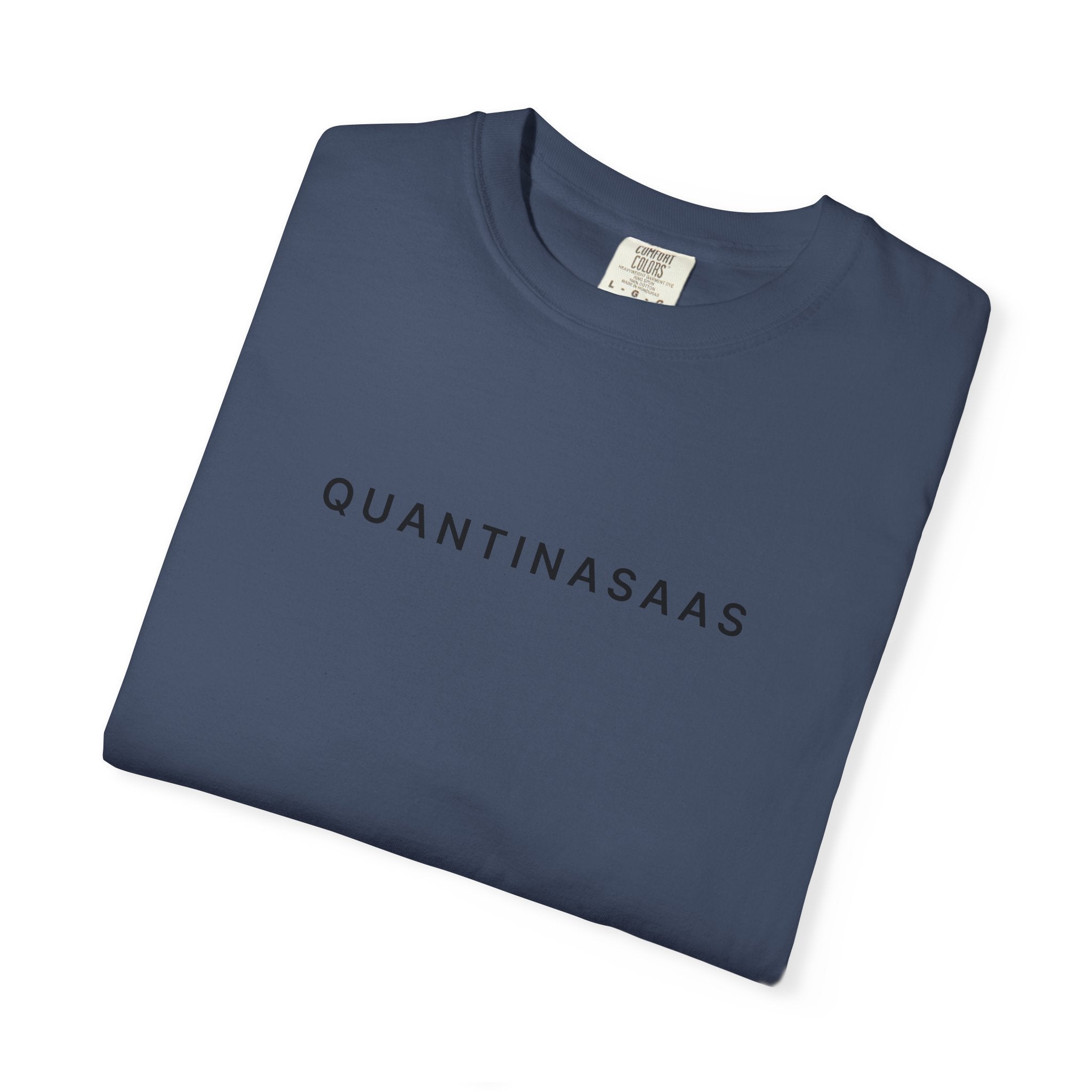 Quantinasaas Minimal Logo T-shirt | Tech Graphic Tee