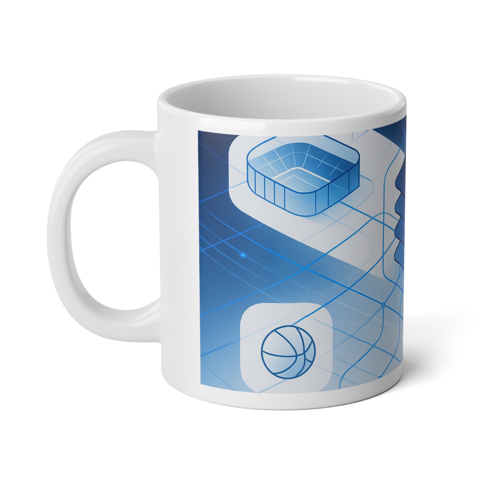 Neural Networks Jumbo Mug, 20oz — 20 oz (White)
