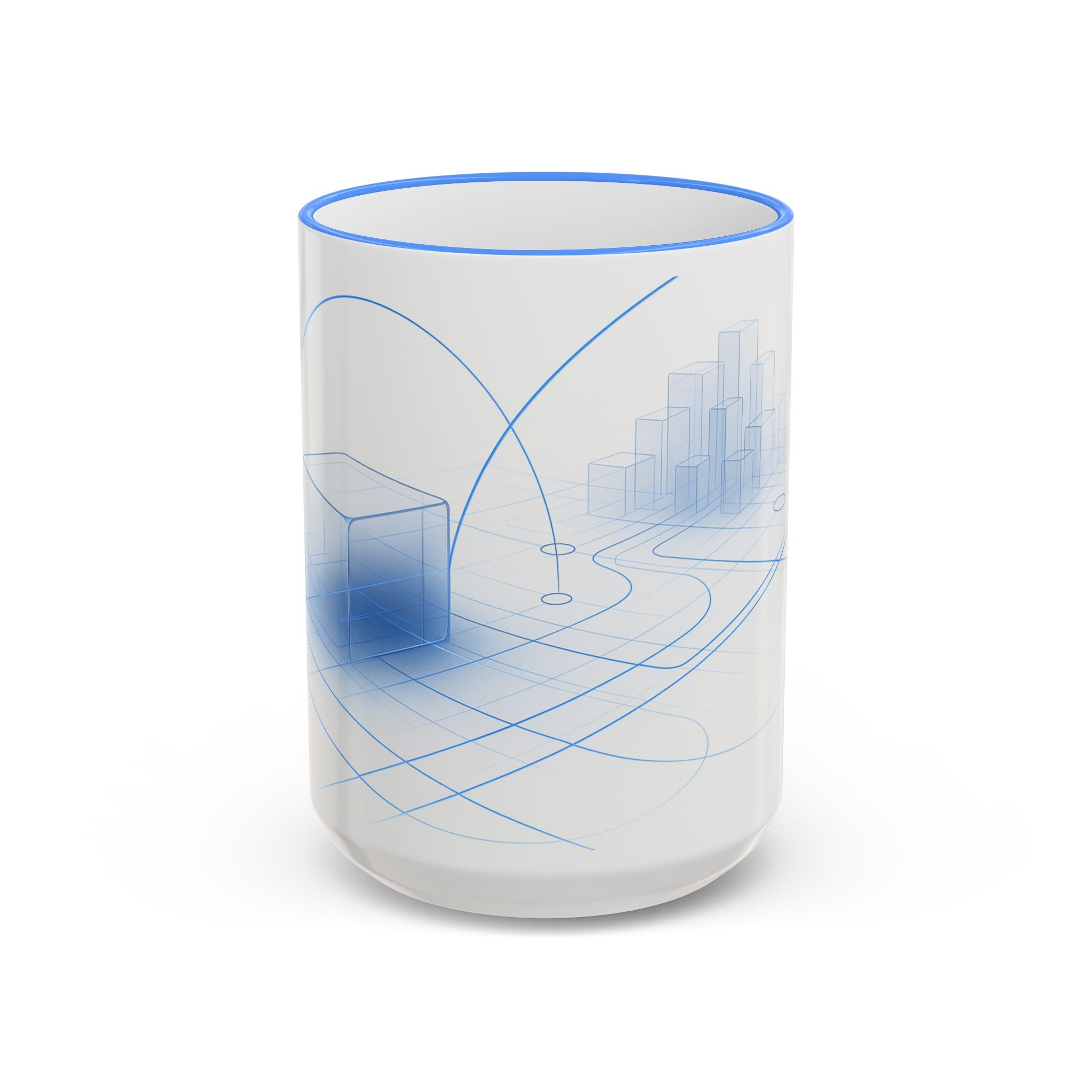 Technology Inspired Coffee Mug | Neural Network Design | QuantinaSaaS