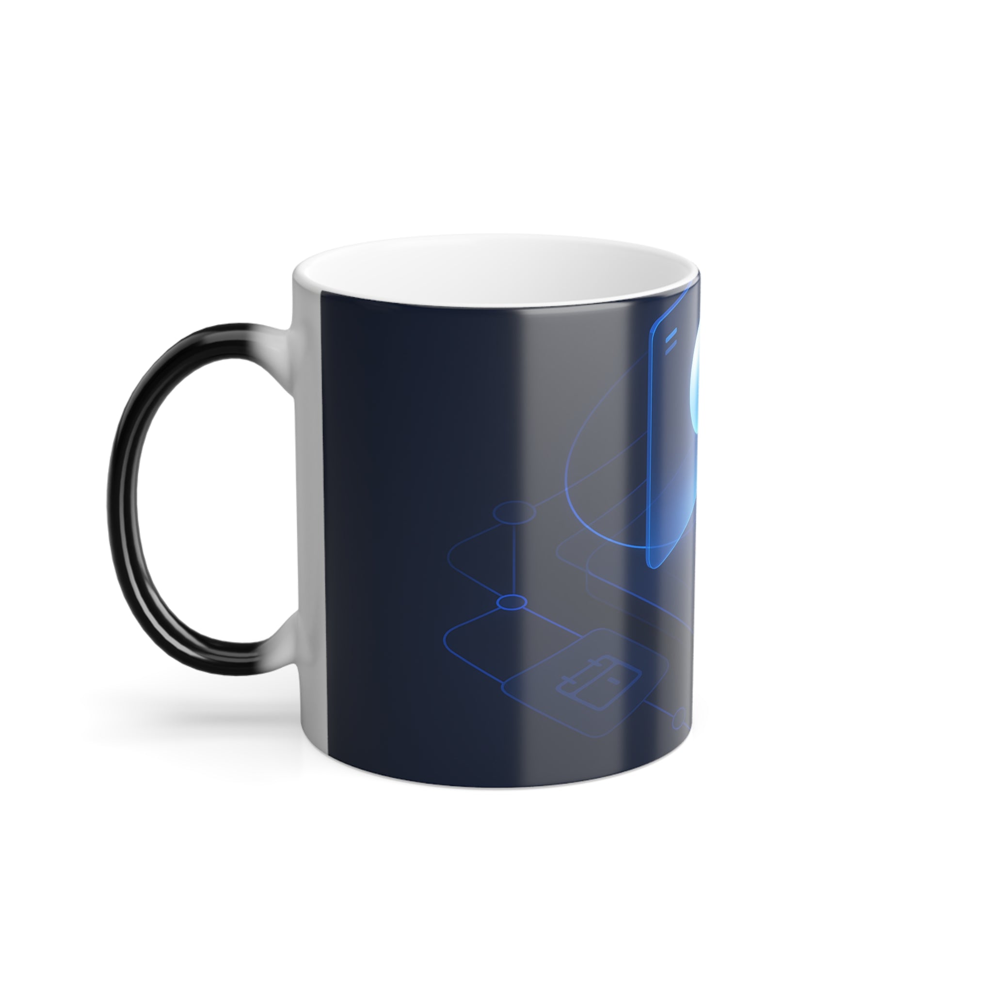 Neural Network Color Morphing Mug, 11oz — 11 oz