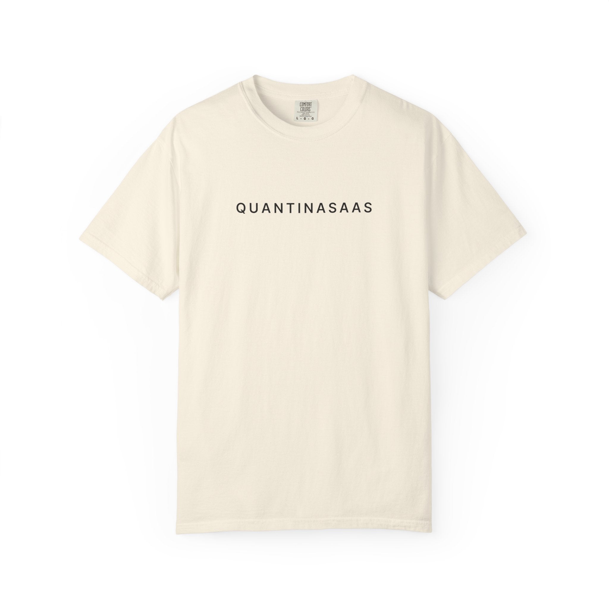 Quantinasaas Minimal Logo T-shirt | Tech Graphic Tee
