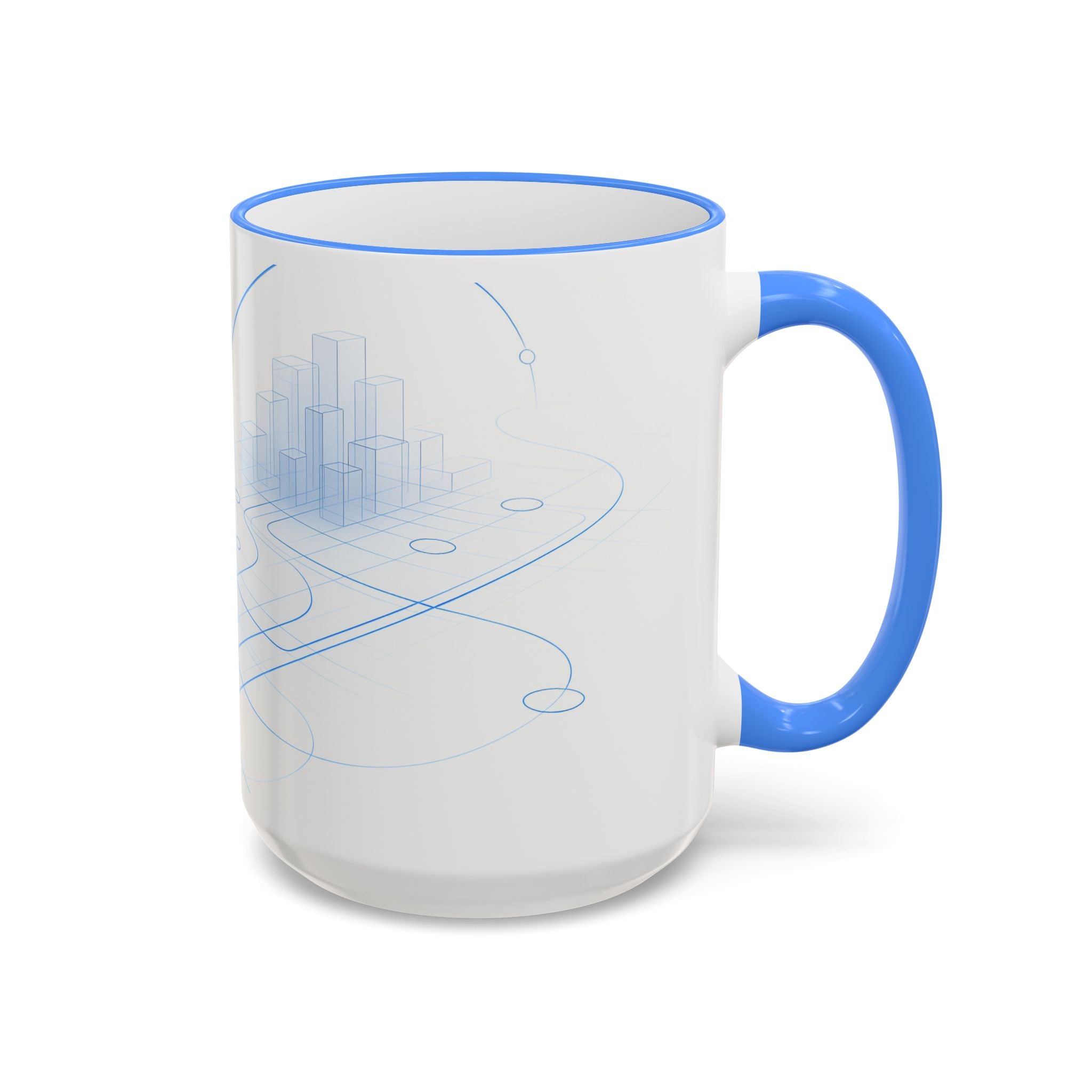 Technology Inspired Coffee Mug | Neural Network Design | QuantinaSaaS