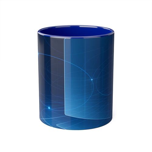 Neural Network Accent Mugs, 11oz — 11 oz (Black)