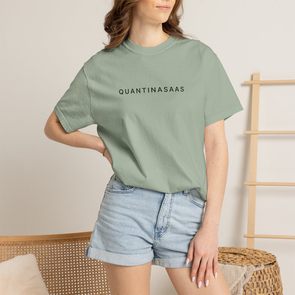 Quantinasaas Minimal Logo T-shirt | Tech Graphic Tee