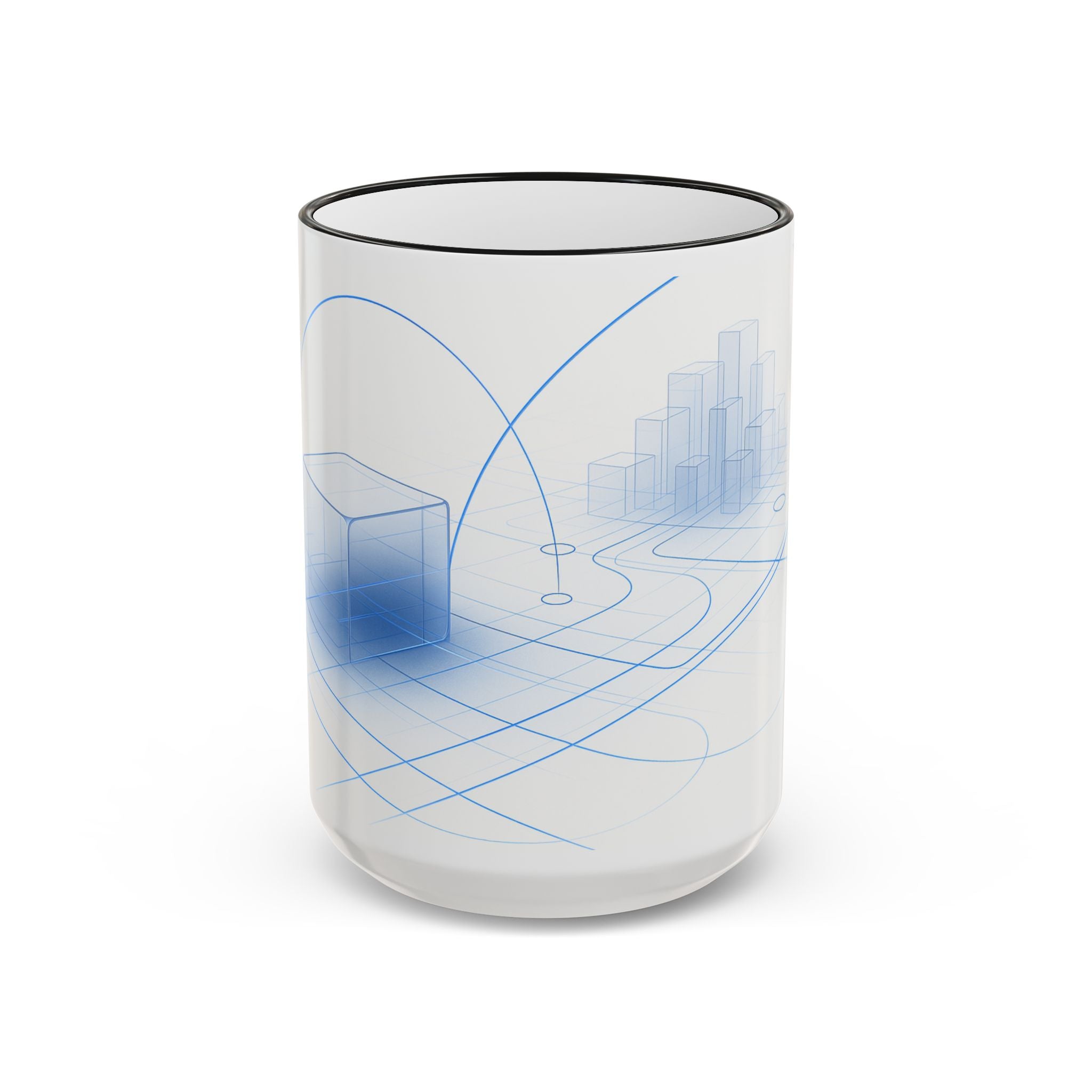 Technology Inspired Coffee Mug | Neural Network Design | QuantinaSaaS