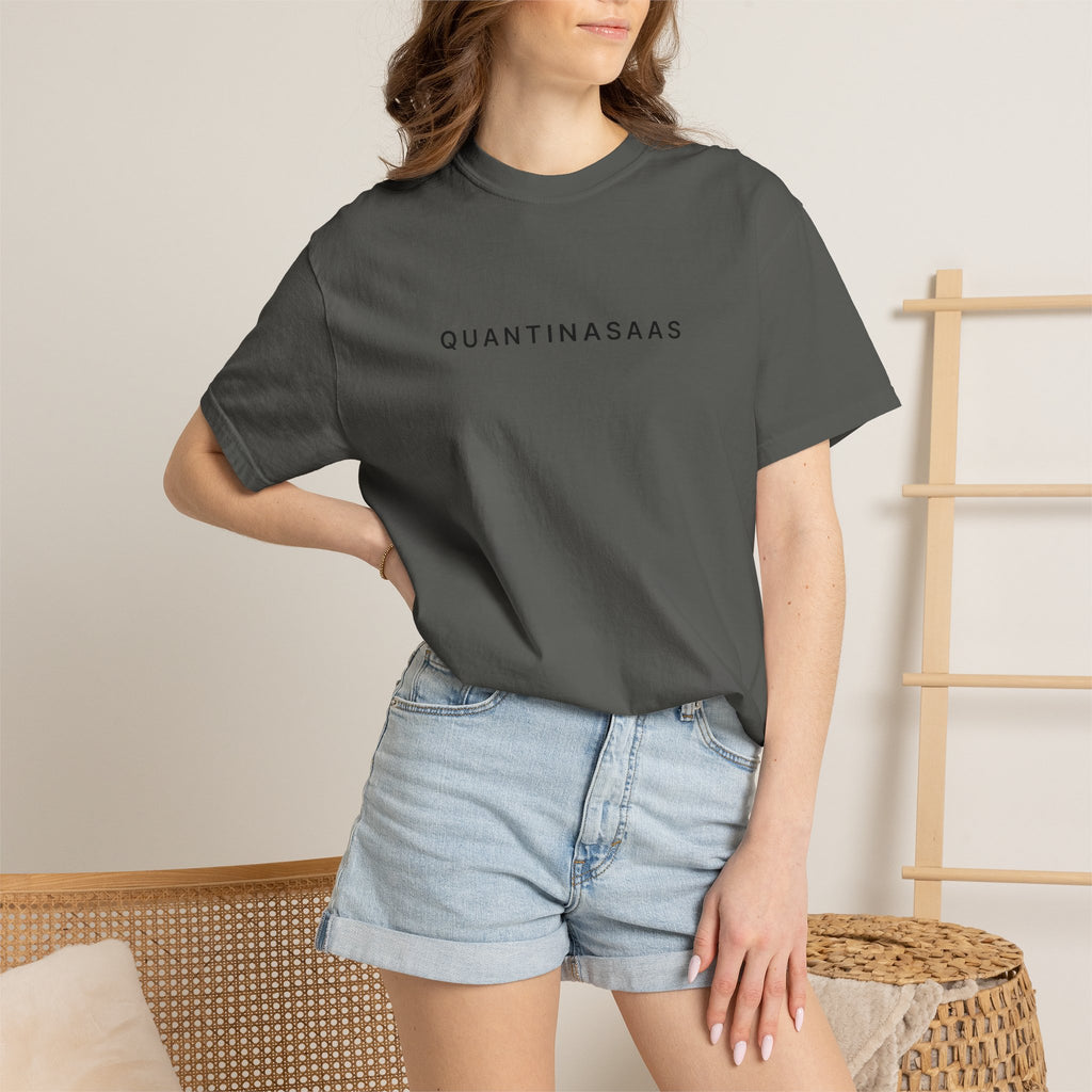 Quantinasaas Minimal Logo T-shirt | Tech Graphic Tee