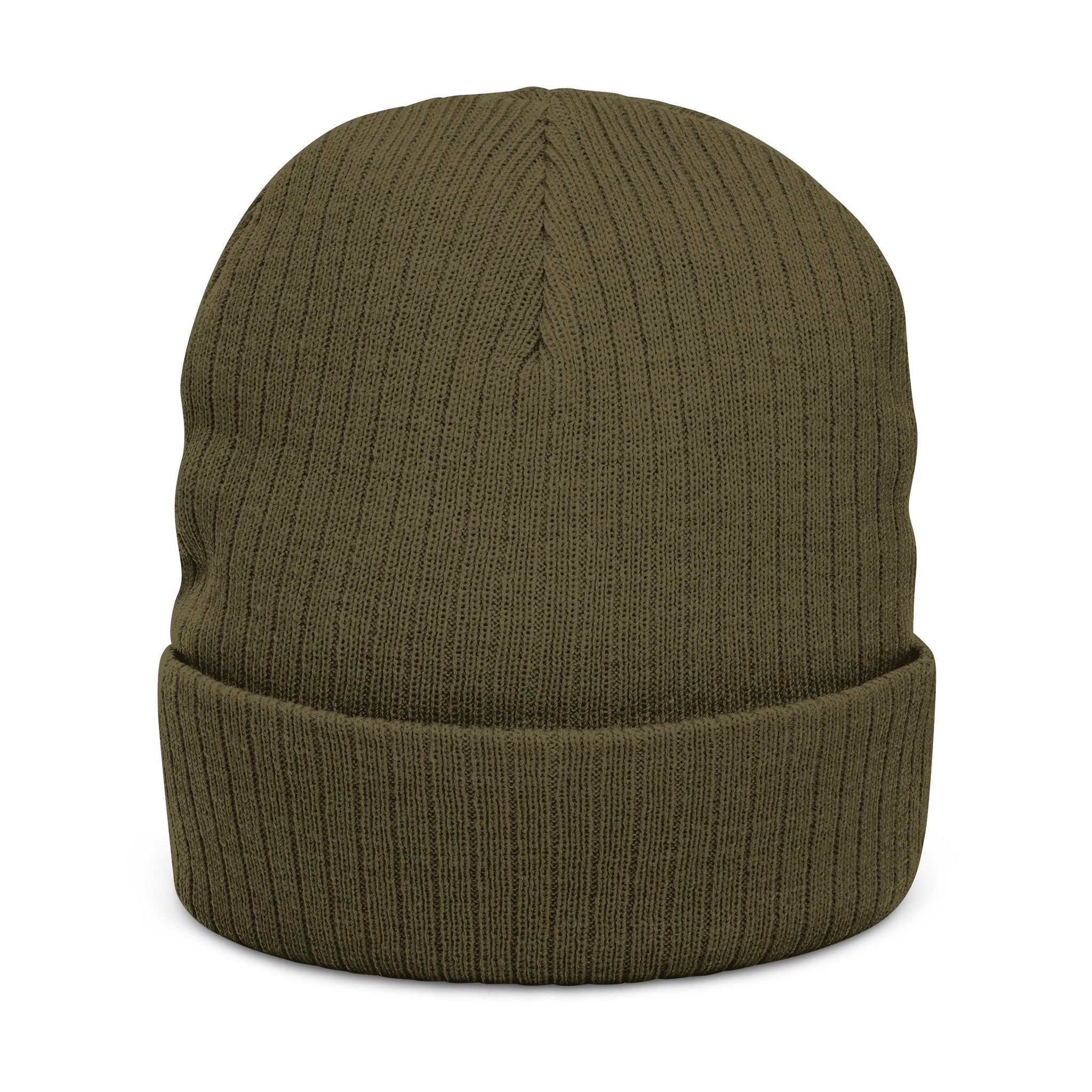 Quantinasaas embroidered beanie | Ribbed knit cuff hat