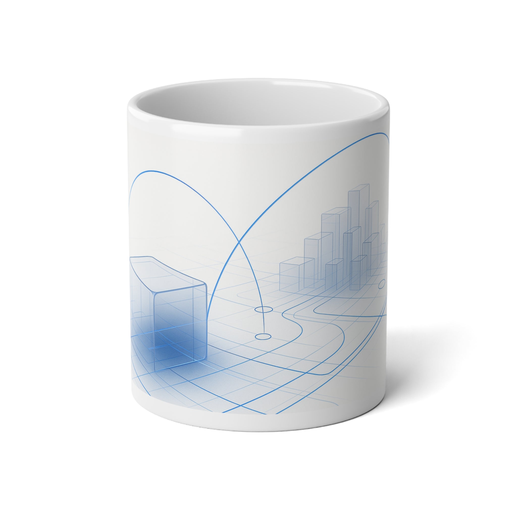 Neural Communication Jumbo Mug | Curated Technology Design | QuantinaSaaS