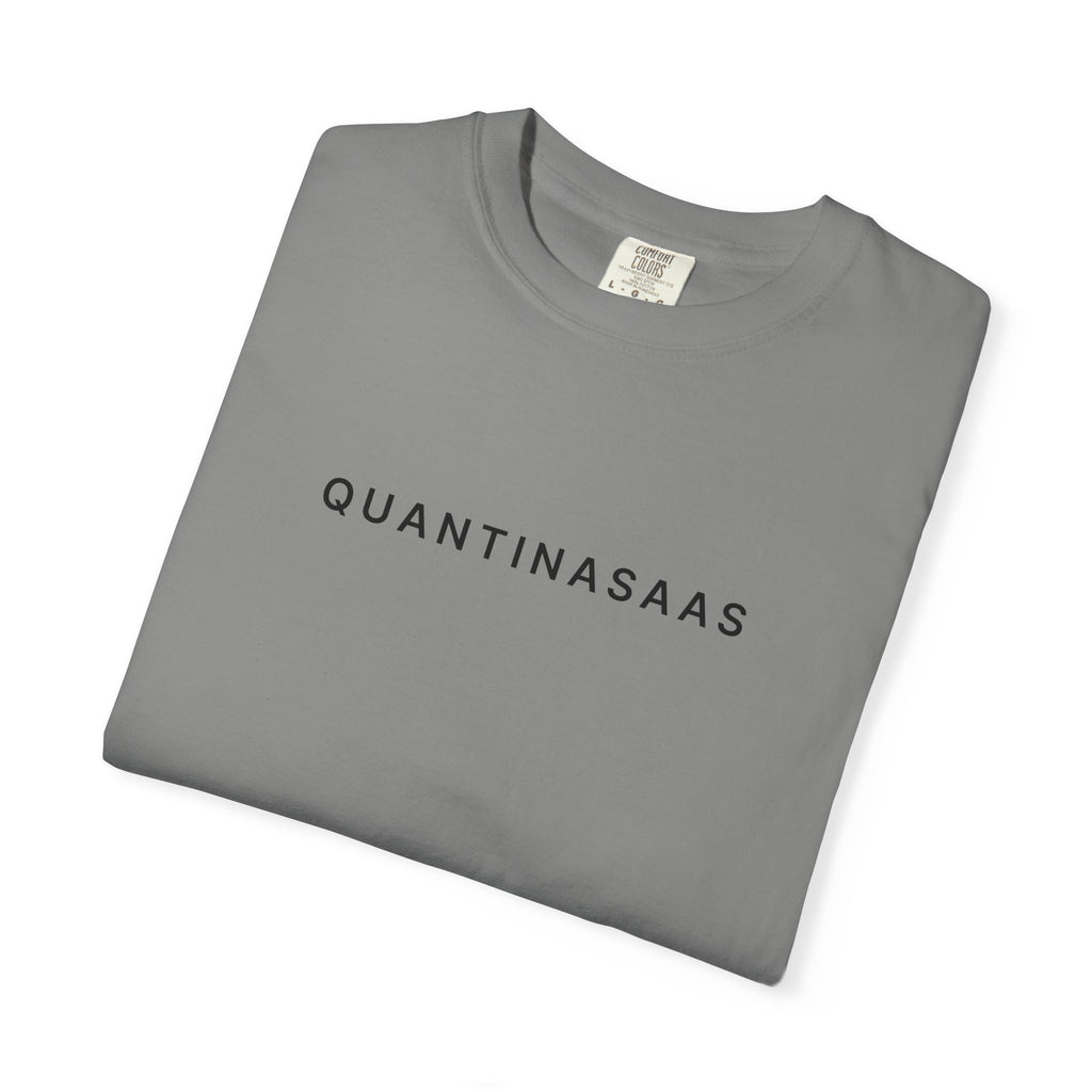 Quantinasaas Minimal Logo T-shirt | Tech Graphic Tee