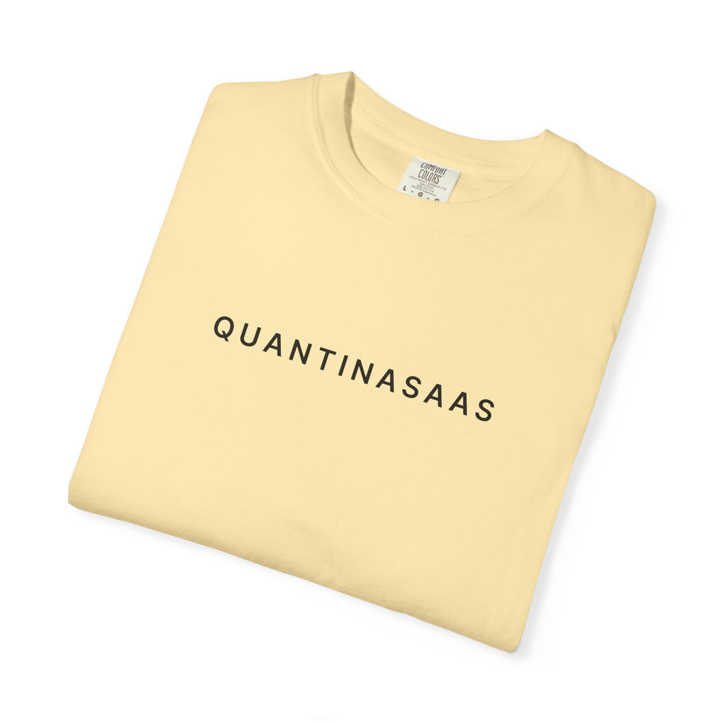 Quantinasaas Minimal Logo T-shirt | Tech Graphic Tee