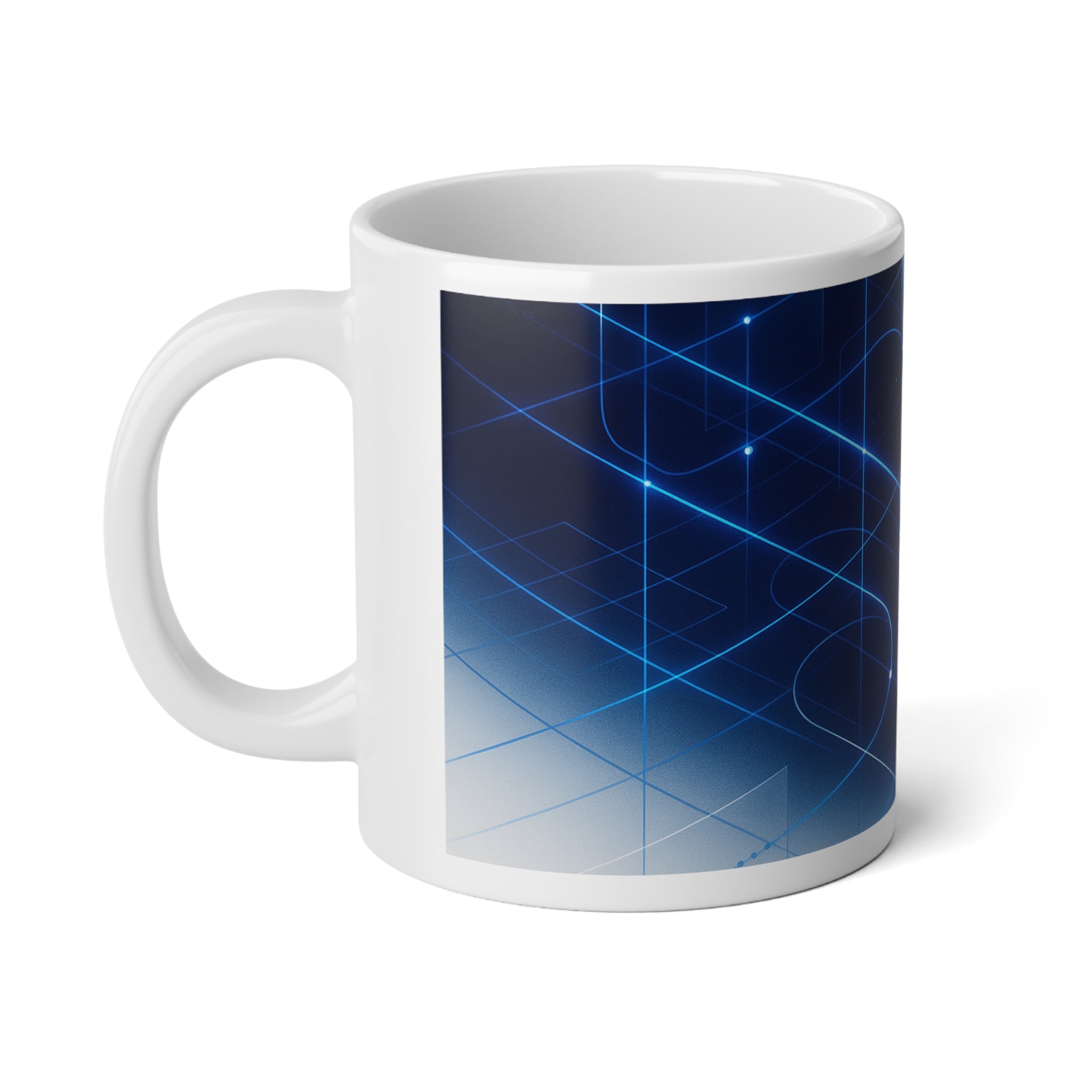 Neural Networks Jumbo Mug, 20oz — 20 oz (White)