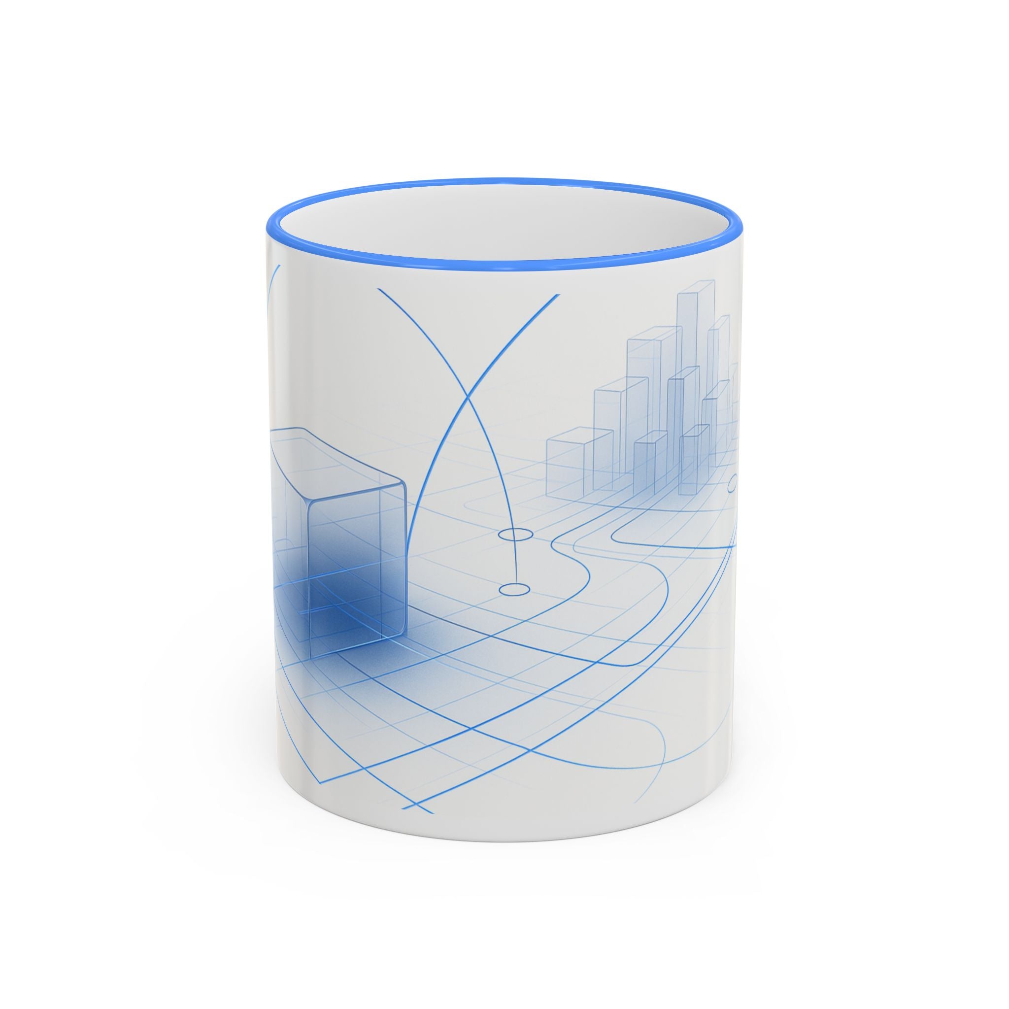 Technology Inspired Coffee Mug | Neural Network Design | QuantinaSaaS