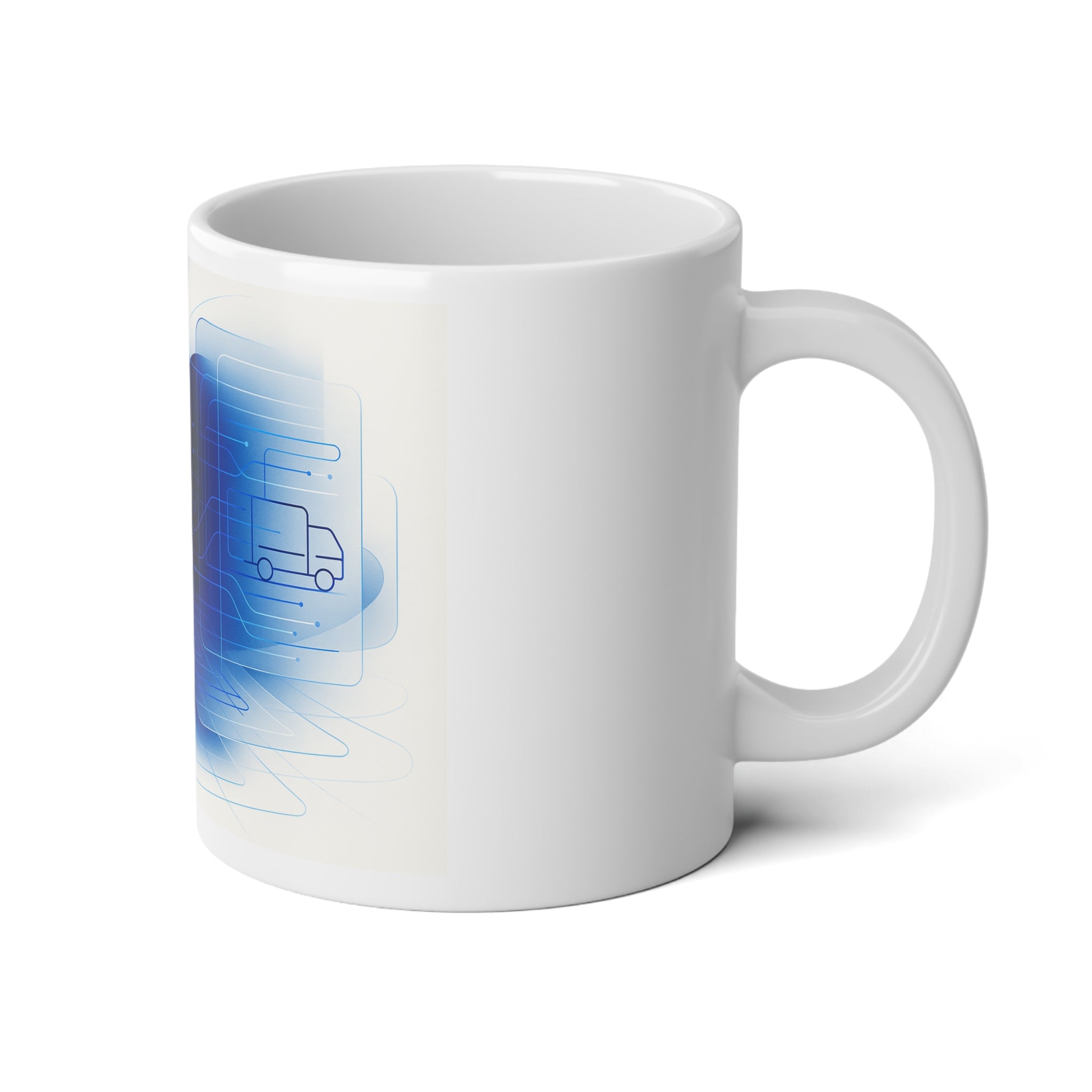Logistic Neural Communication Jumbo Mug | Curated Technology Design | Quantinasaas