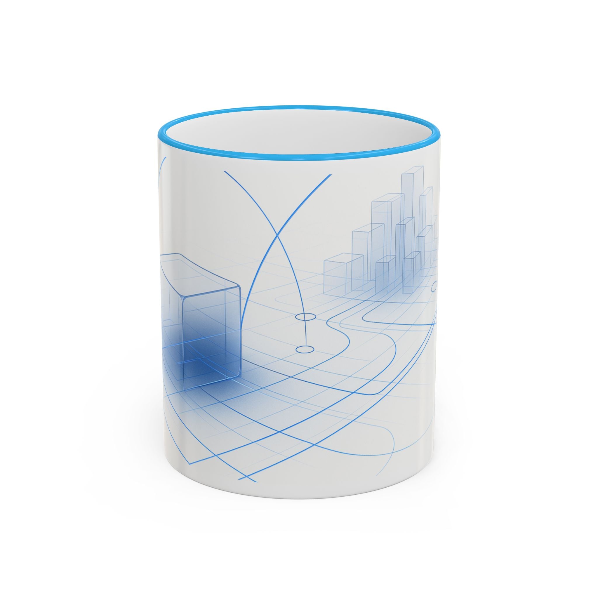 Technology Inspired Coffee Mug | Neural Network Design | QuantinaSaaS