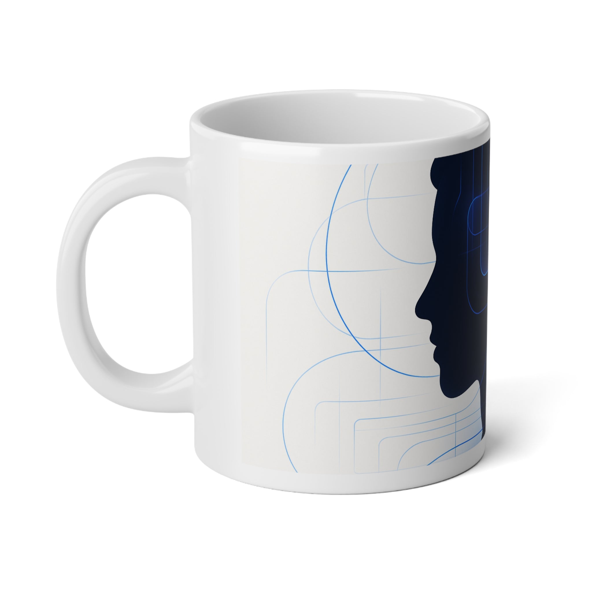 Neural Networks Jumbo Mug, 20oz — 20 oz (White)