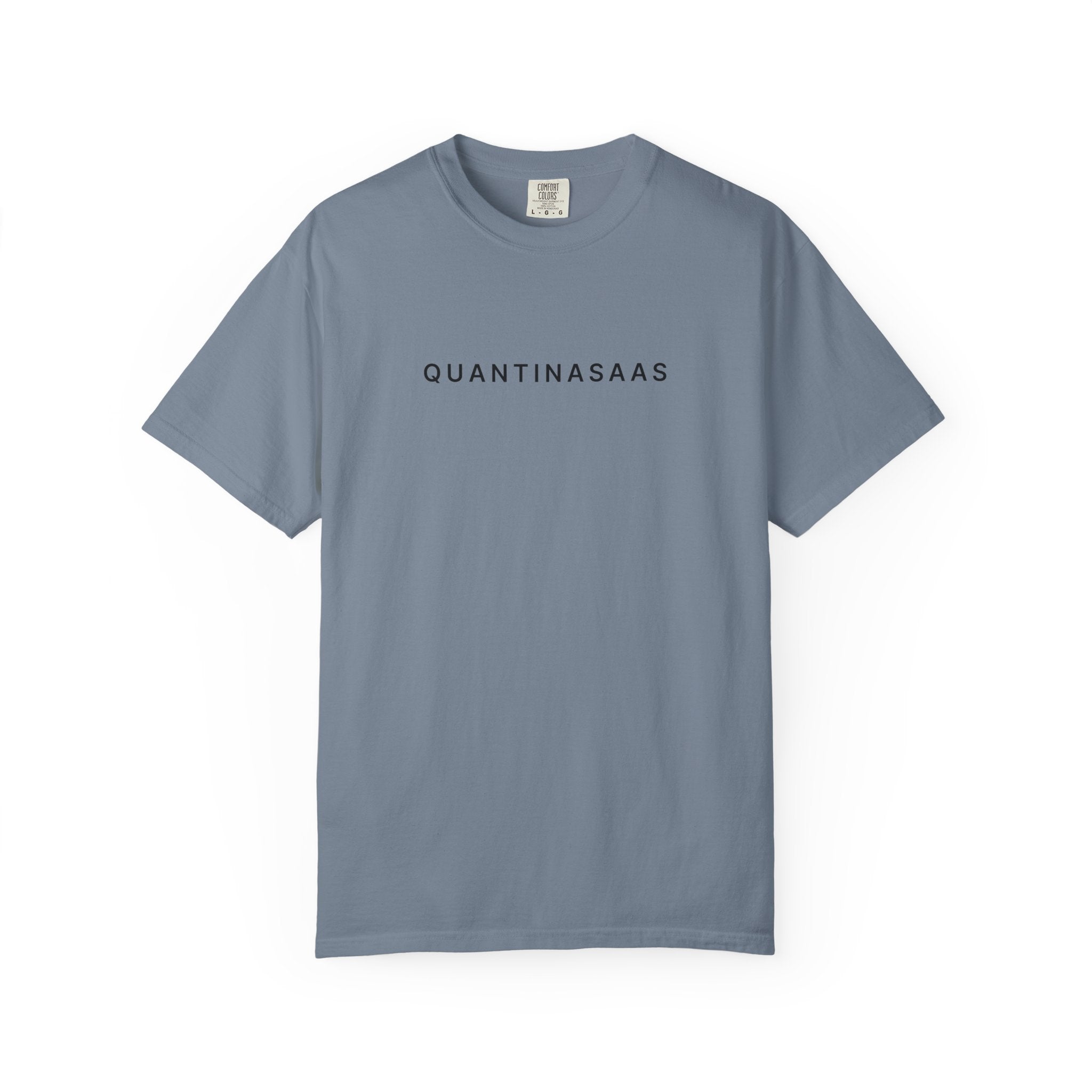Quantinasaas Minimal Logo T-shirt | Tech Graphic Tee