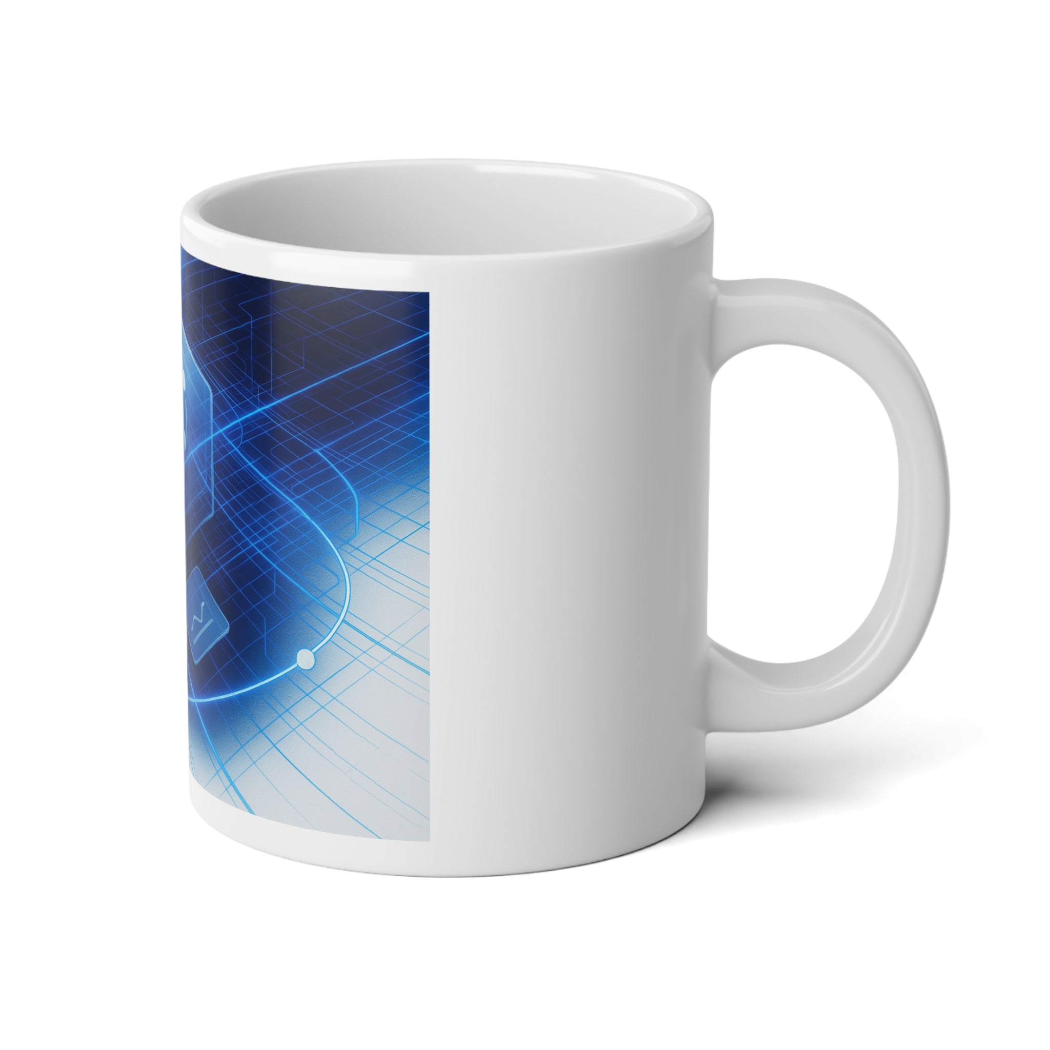 Medical Neural Network Coffee Mug | 20oz Ceramic Tech Gift