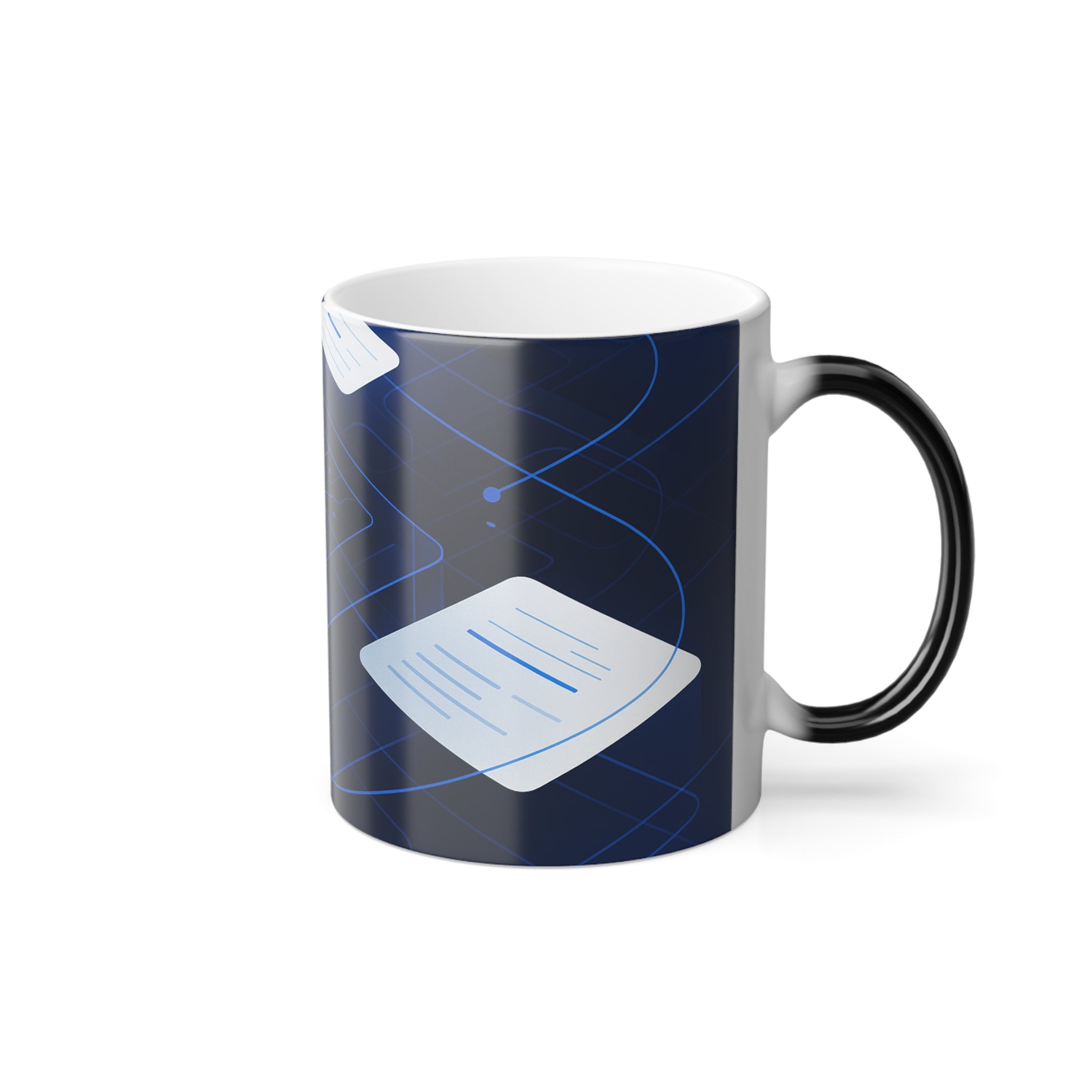 Neural Network Color Morphing Mug, 11oz — 11 oz