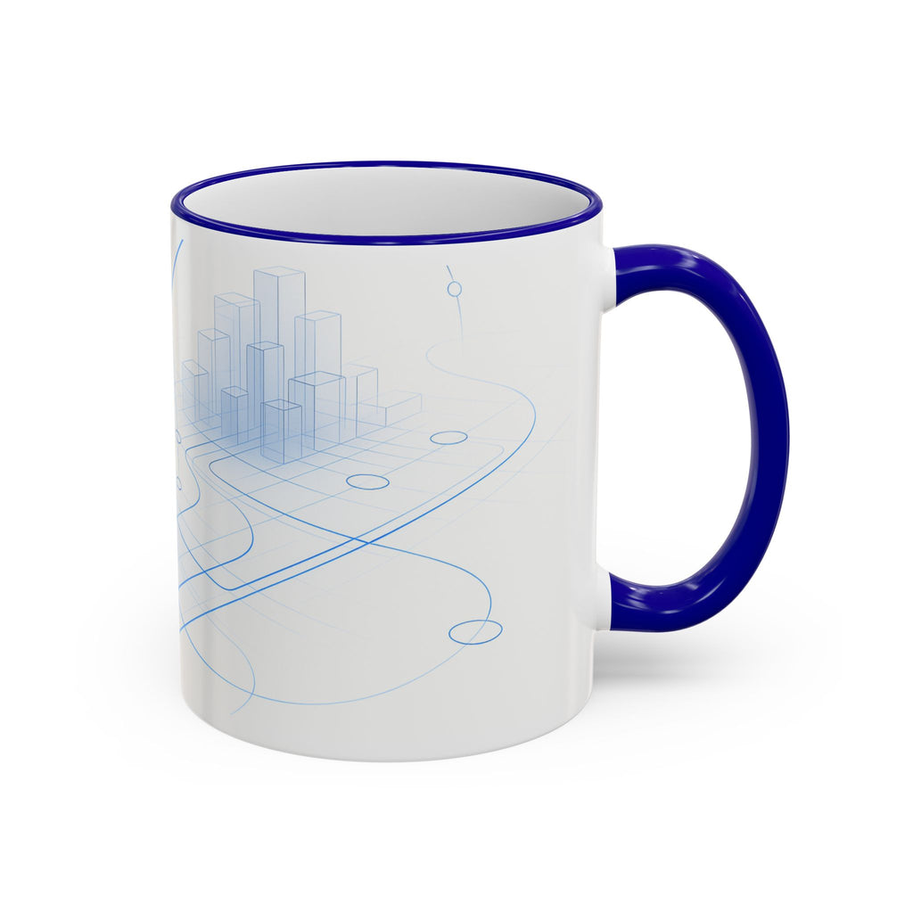 Technology Inspired Coffee Mug | Neural Network Design | QuantinaSaaS