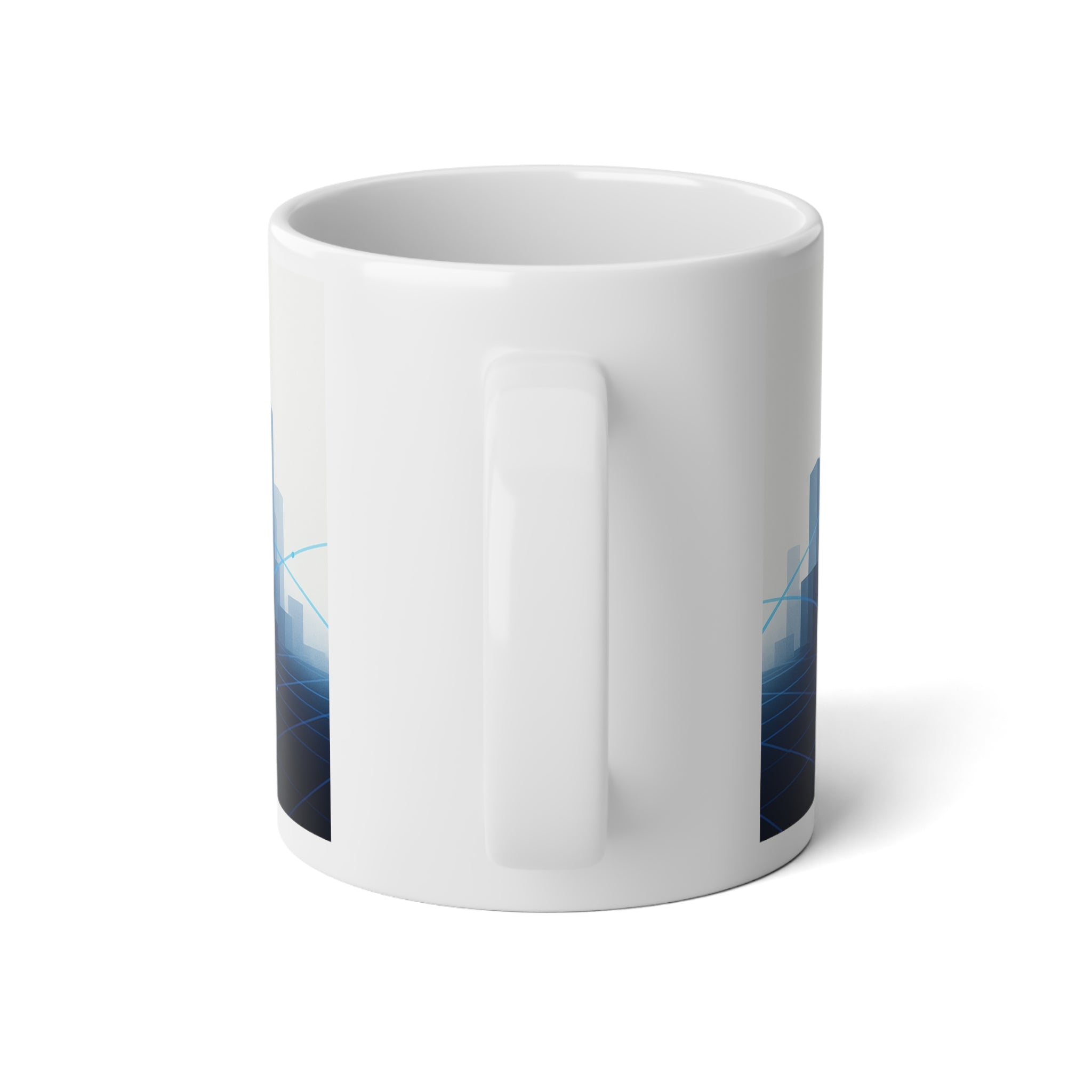 Neural Network Jumbo Mug, 20oz — 20 oz (White)