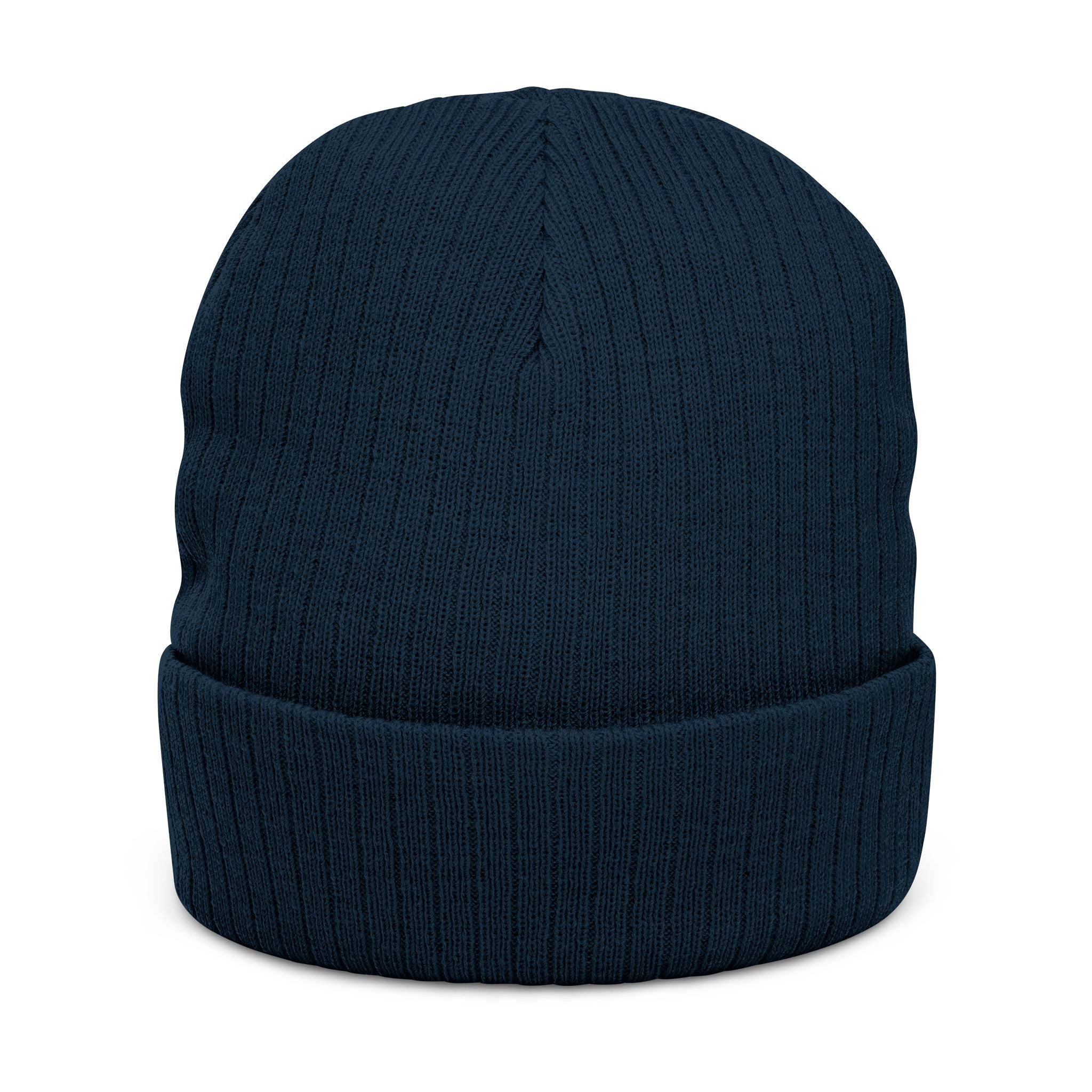 Quantinasaas embroidered beanie | Ribbed knit cuff hat