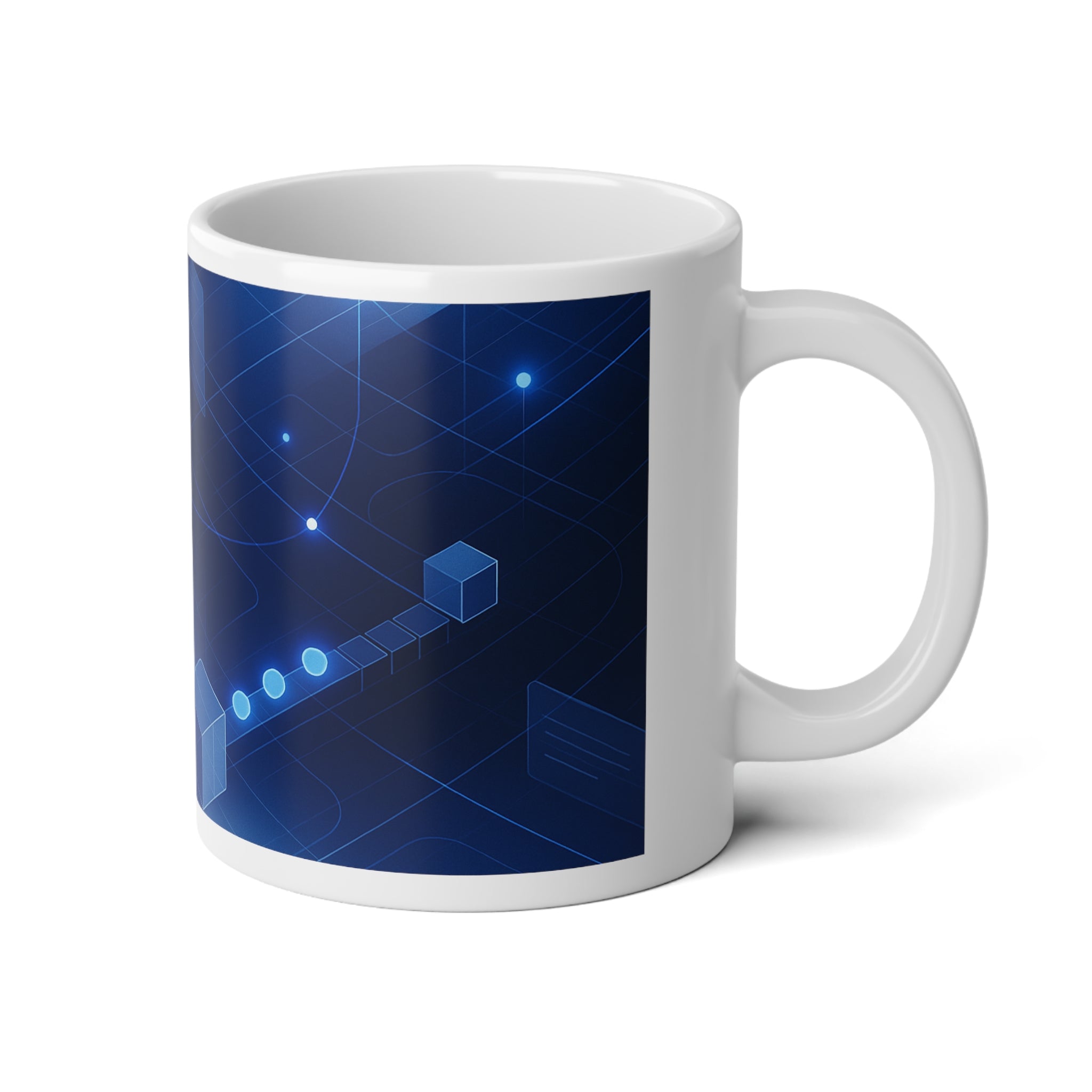 Technology and Innovation Jumbo Mug, 20oz — 20 oz (White)