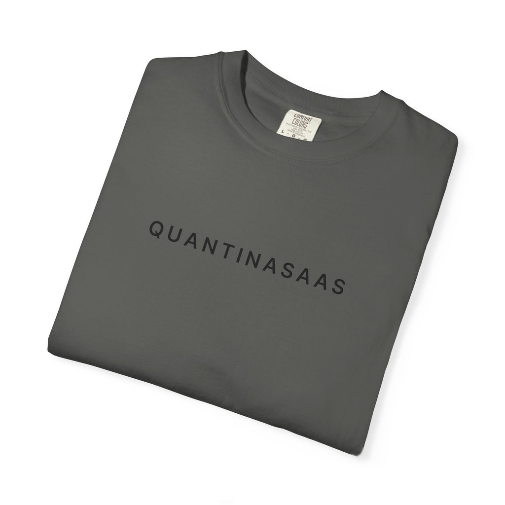Quantinasaas Minimal Logo T-shirt | Tech Graphic Tee