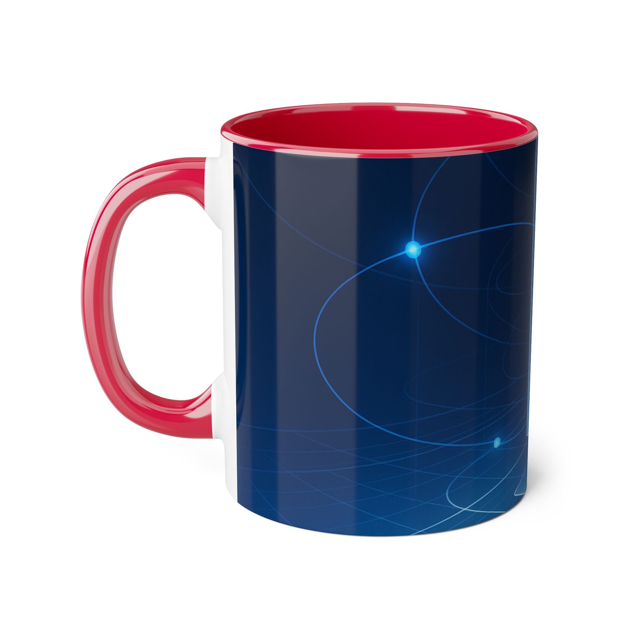 Neural Network Accent Mugs, 11oz — 11 oz (Black)