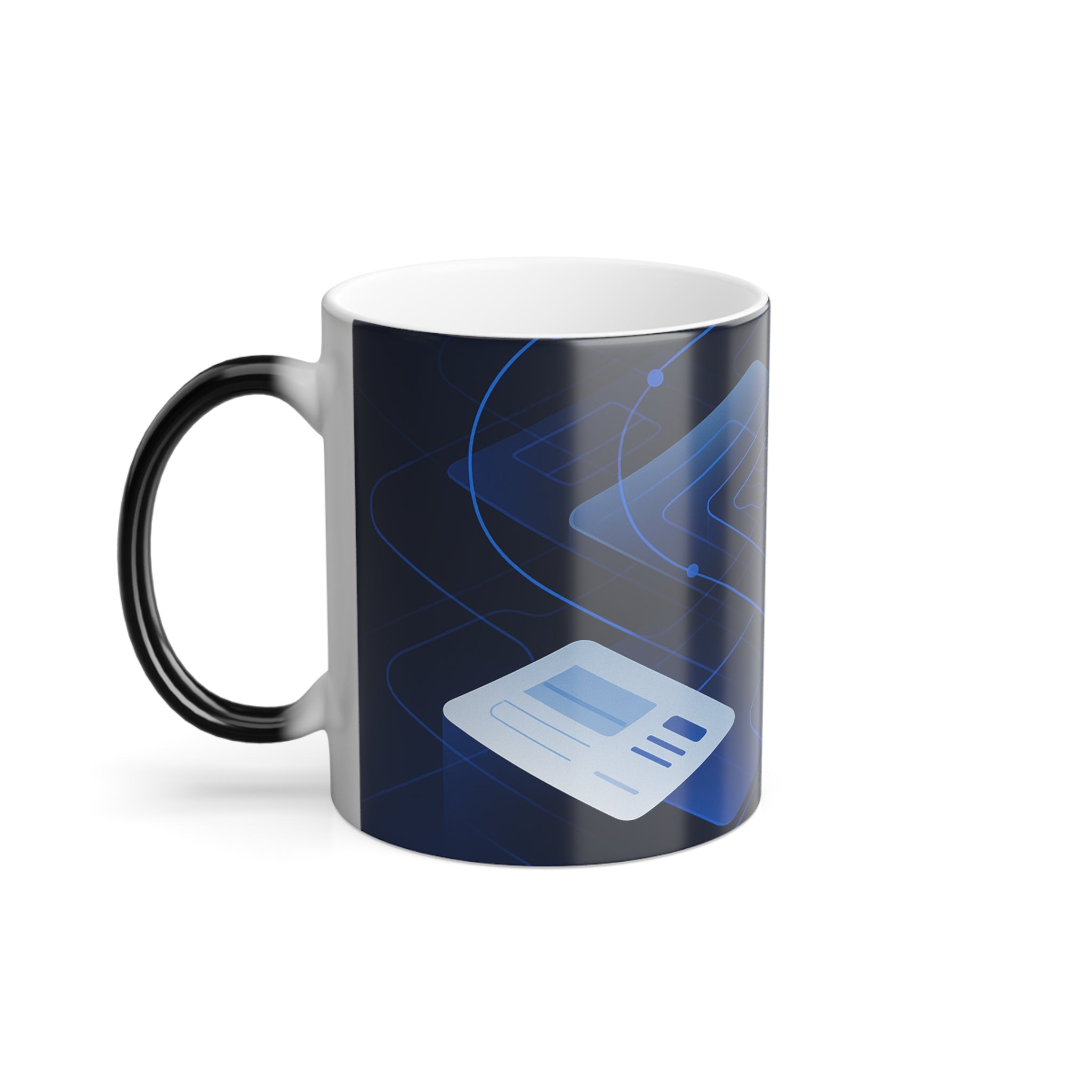 Neural Network Color Morphing Mug, 11oz — 11 oz