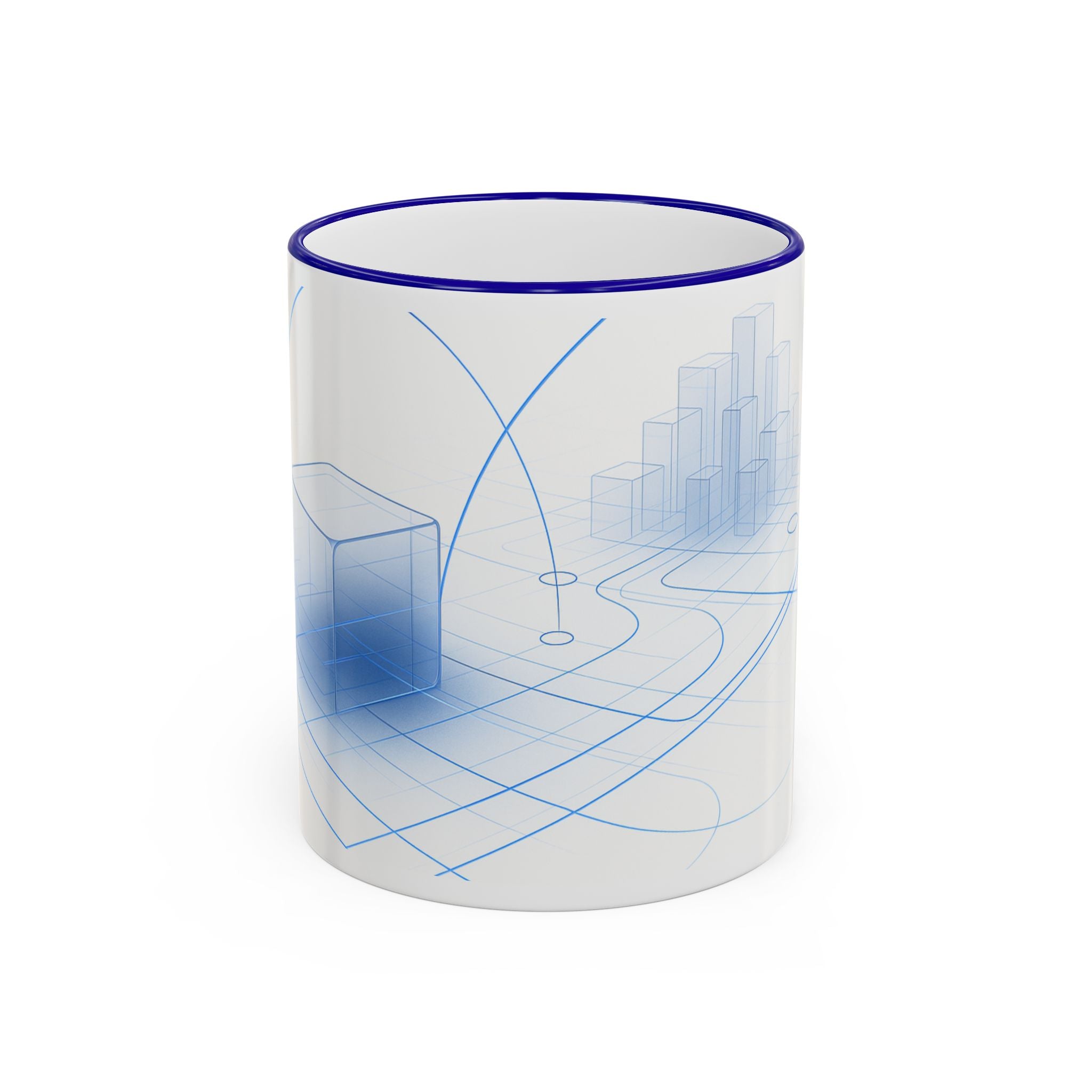 Technology Inspired Coffee Mug | Neural Network Design | QuantinaSaaS
