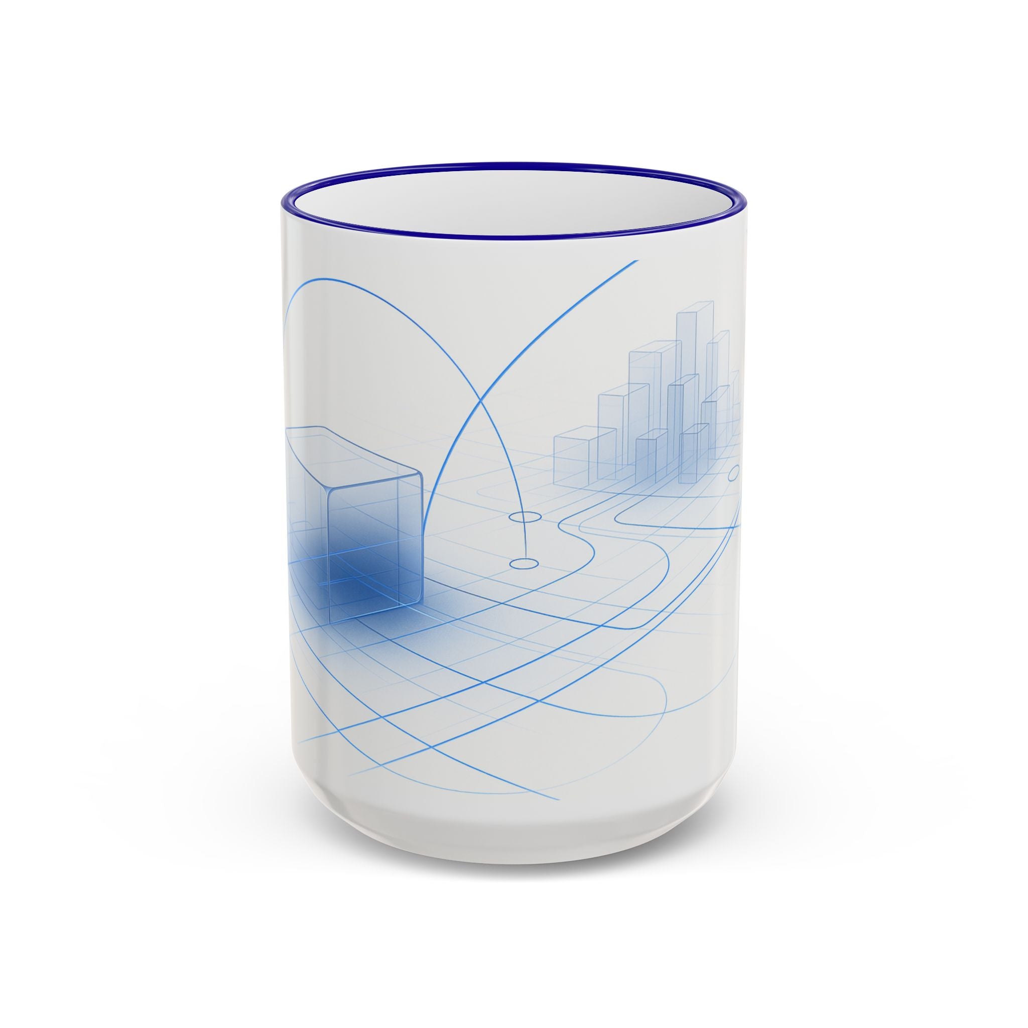 Technology Inspired Coffee Mug | Neural Network Design | QuantinaSaaS