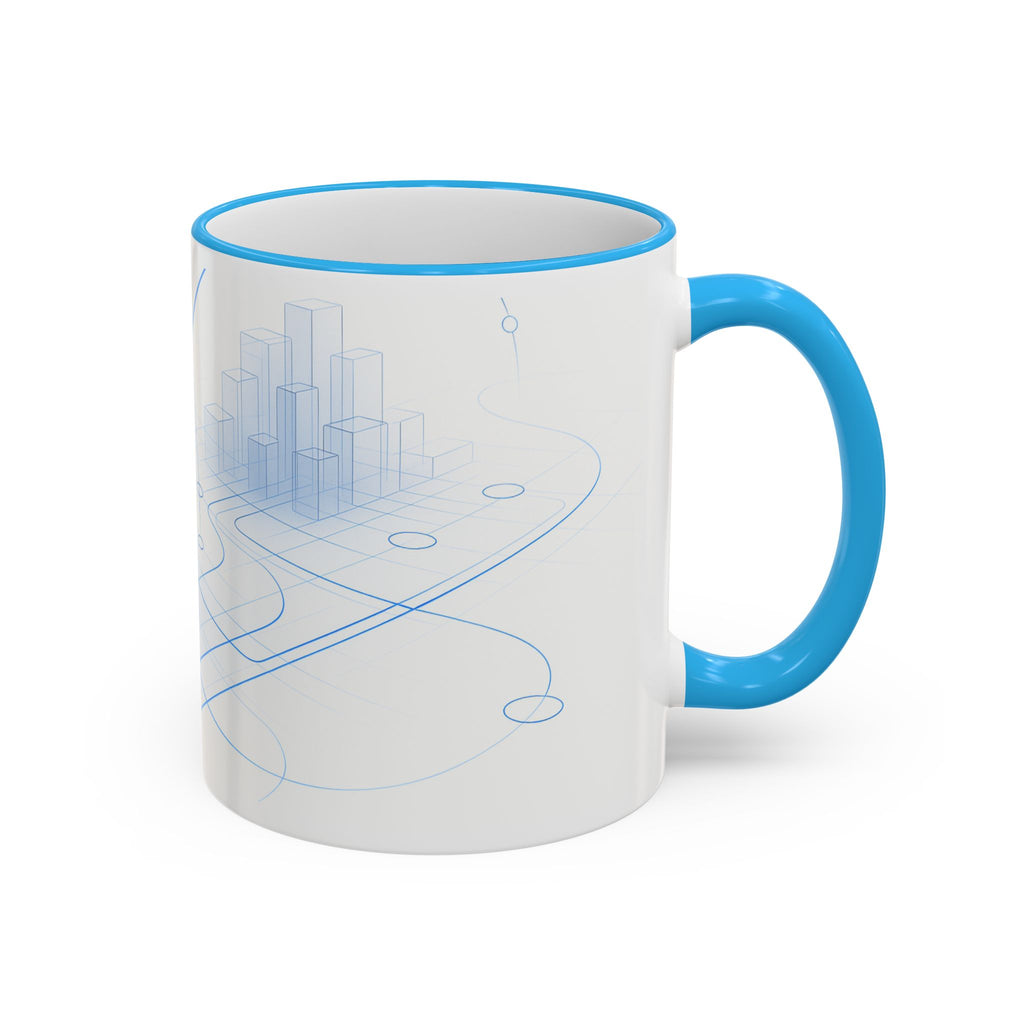 Technology Inspired Coffee Mug | Neural Network Design | QuantinaSaaS