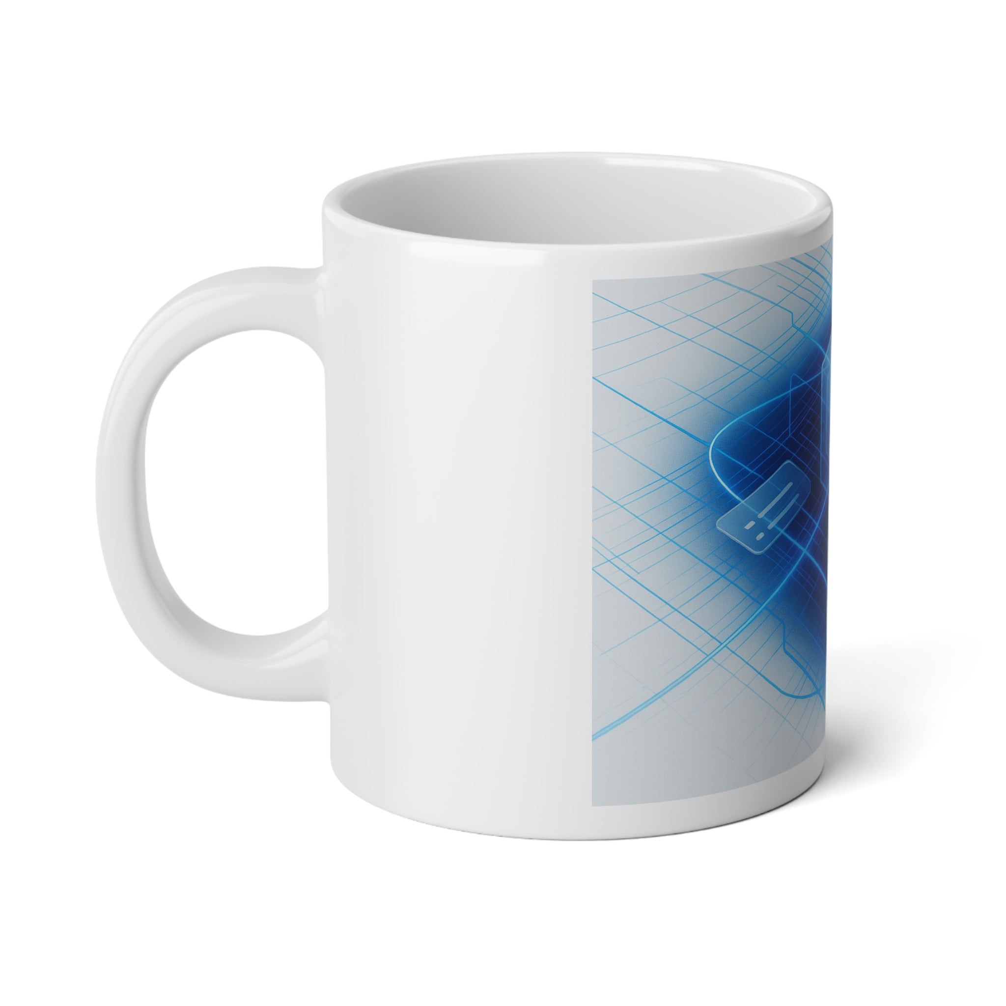 Medical Neural Network Coffee Mug | 20oz Ceramic Tech Gift