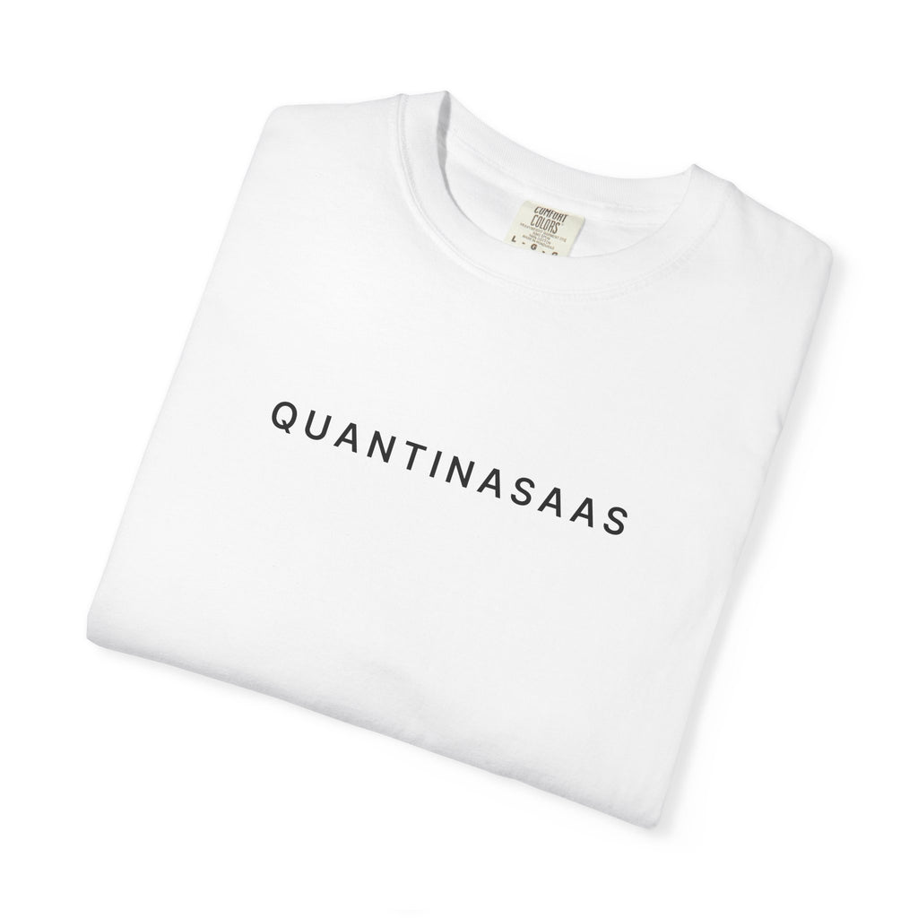 Quantinasaas Minimal Logo T-shirt | Tech Graphic Tee